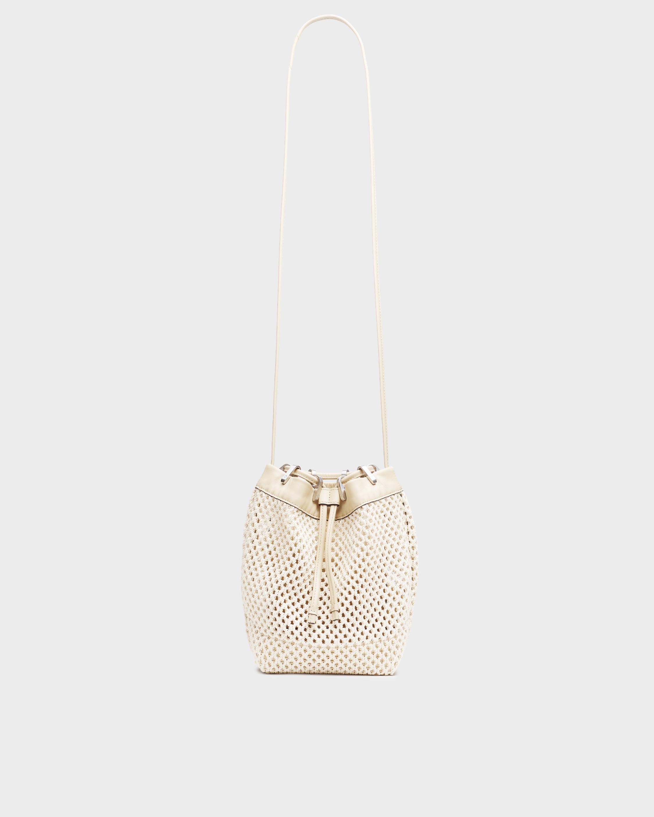 Summer Dayton Drawstring Bag - Leather and Recycled Materials image number 1