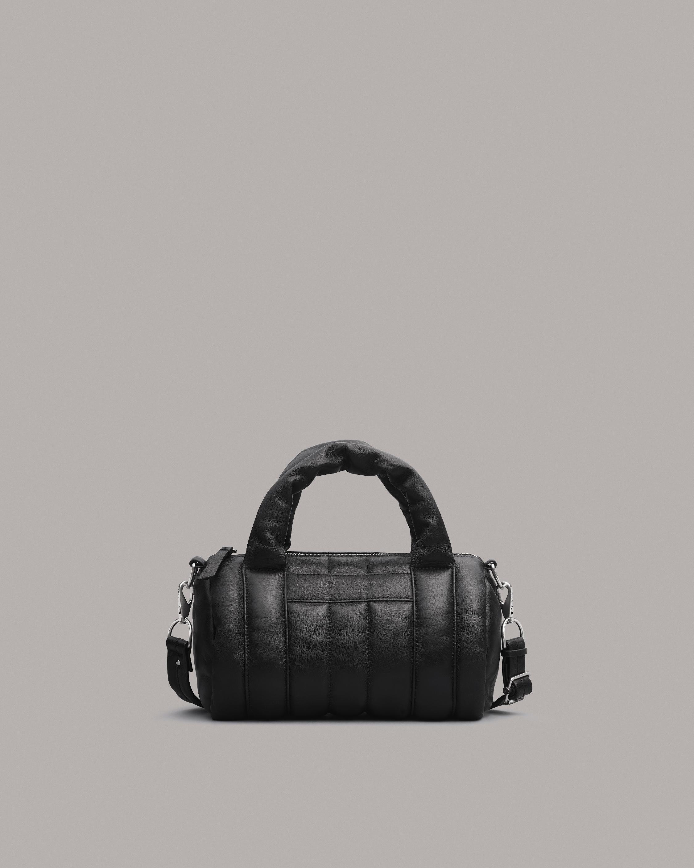 Rag & Bone Cloud Leather Duffle Bag in Black