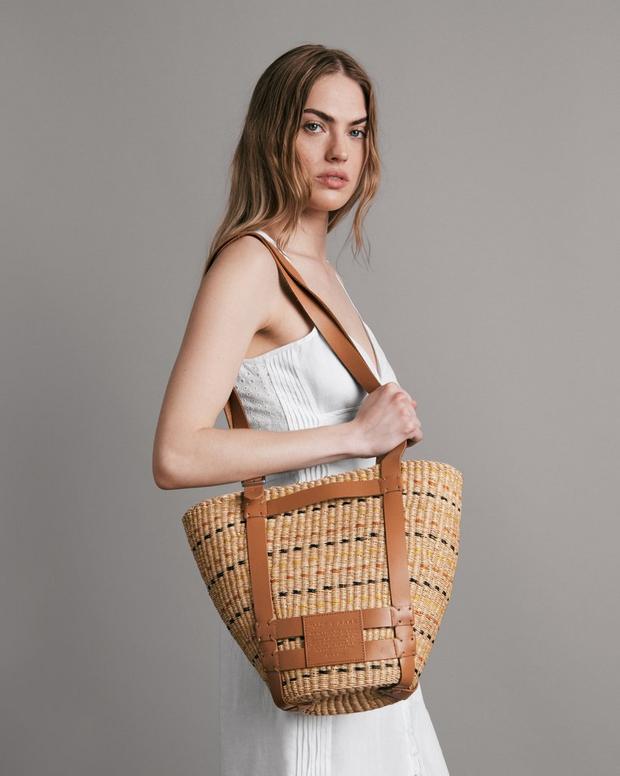 Rb x AAKS Tote - Straw image number 2