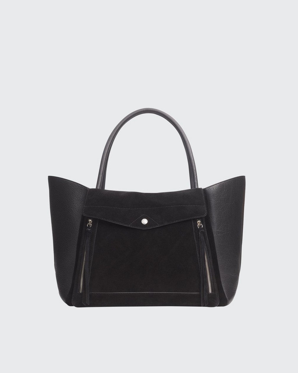 Runner Tote - Suede & Leather