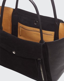 Runner Tote - Suede & Leather image number 4