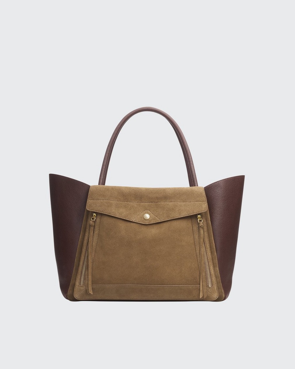Runner Tote - Suede & Leather