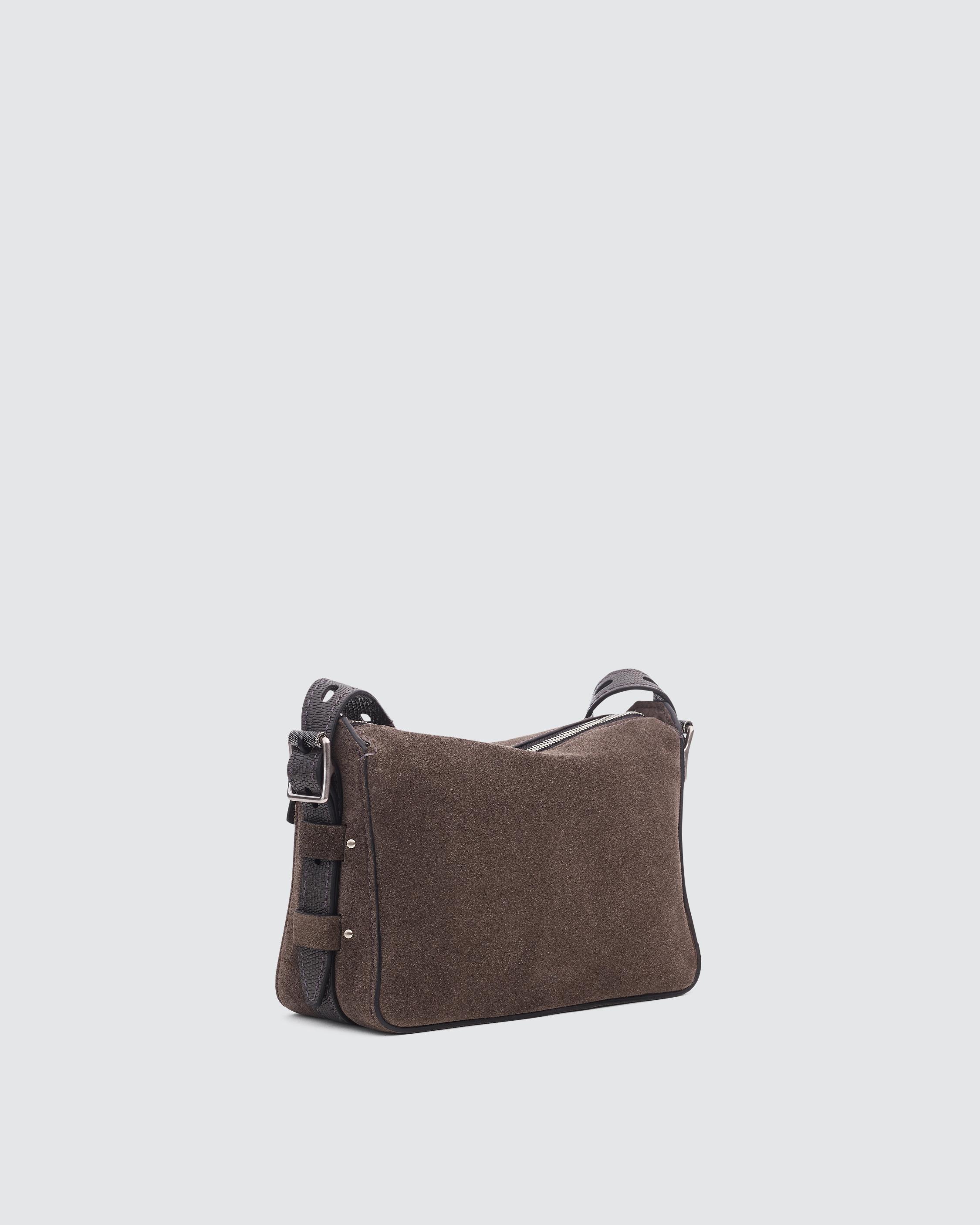 Small suede best sale crossbody bag