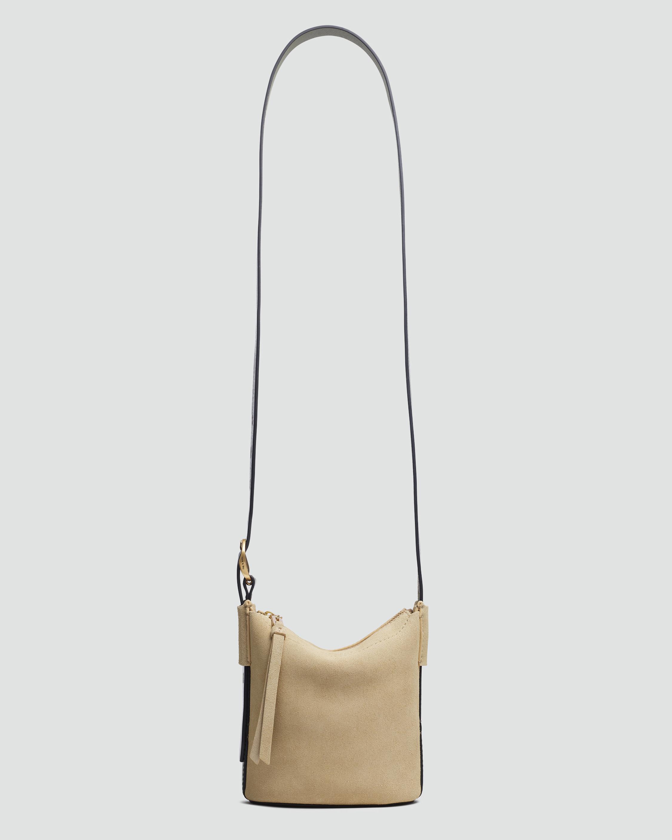 Belize Mini Bucket Bag Suede Dune Suede rag bone