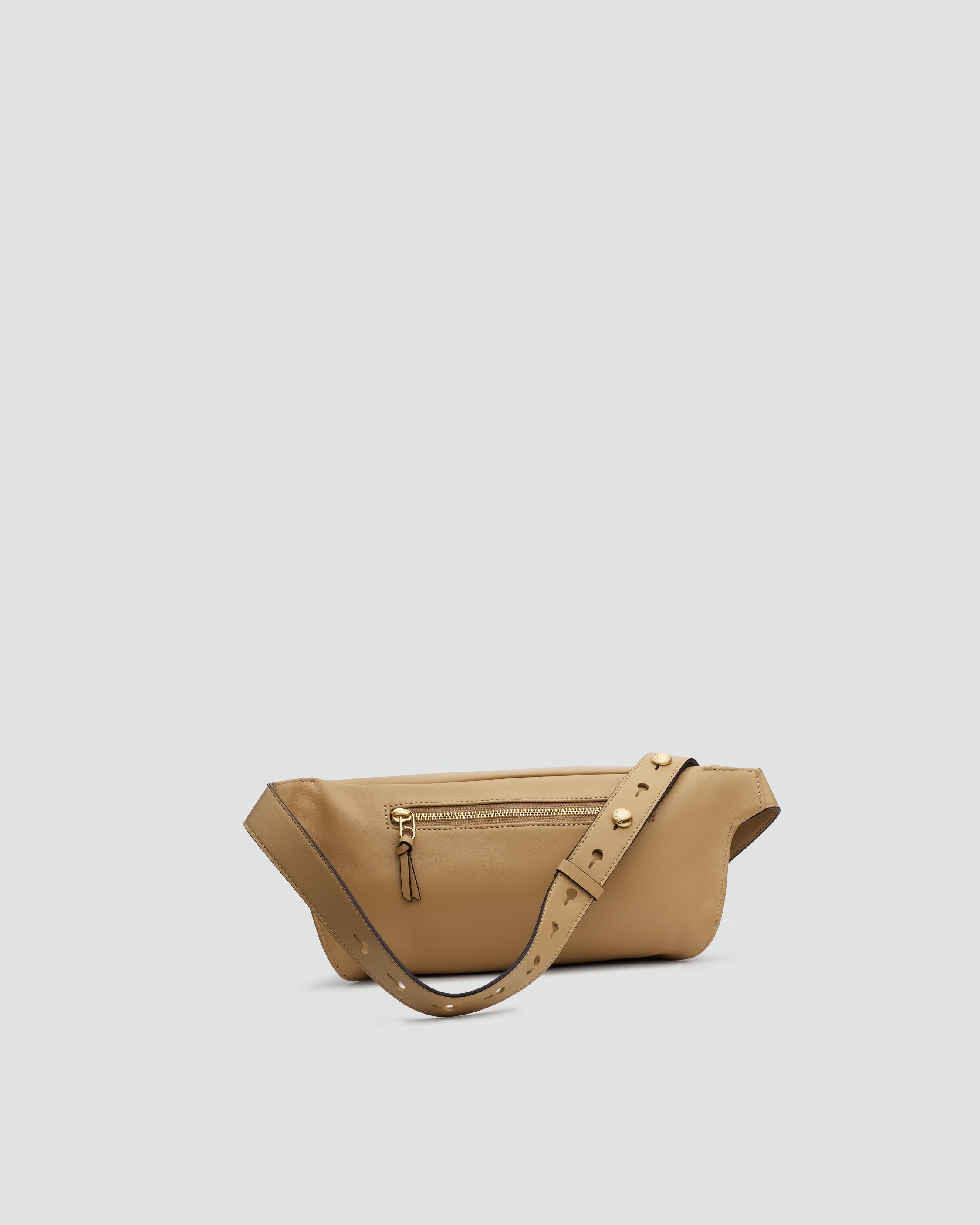 Tan Bum Bag Fanny Pack Leather Fanny Bag Smooth Leather 