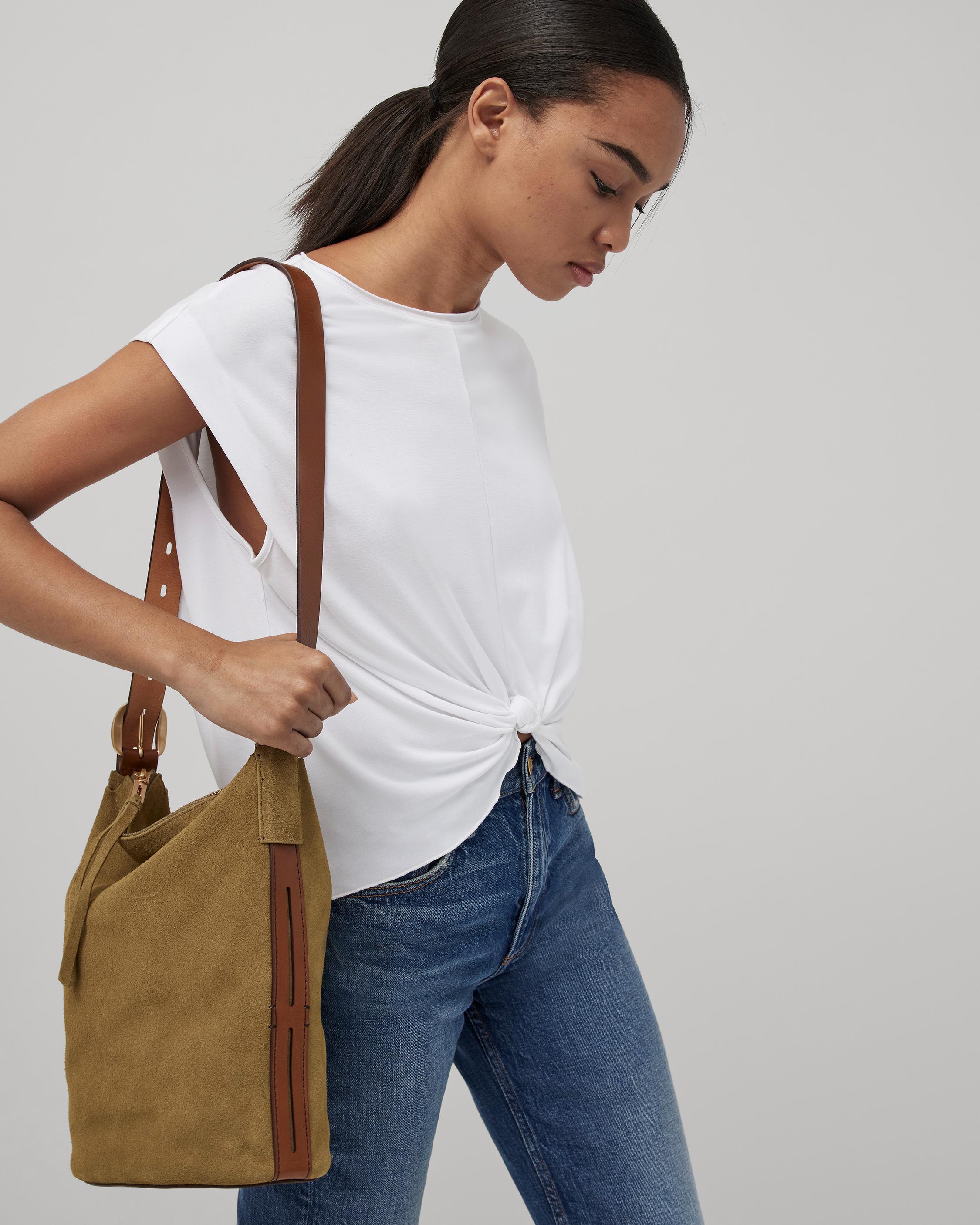 Buy the Belize Bucket Bag - Suede