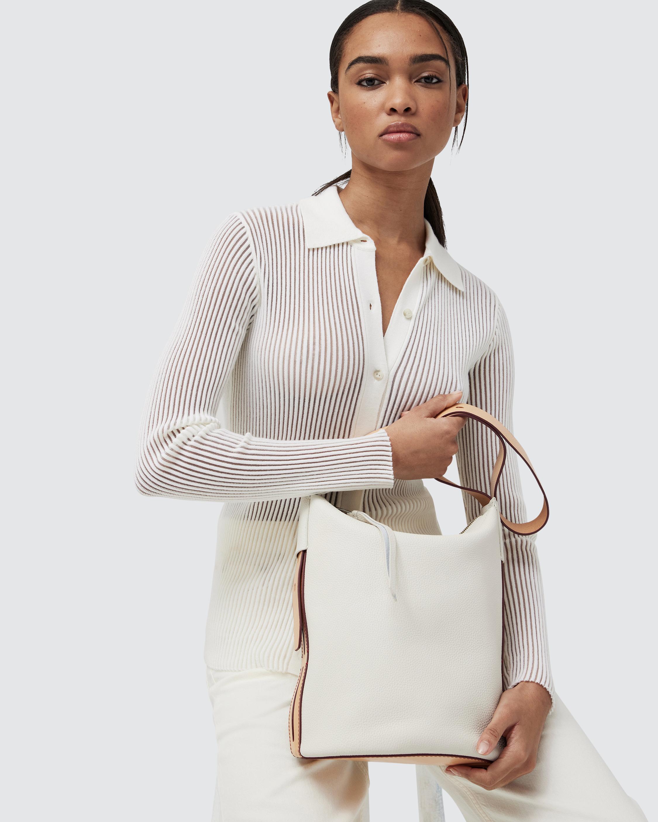 White 2024 bucket bag