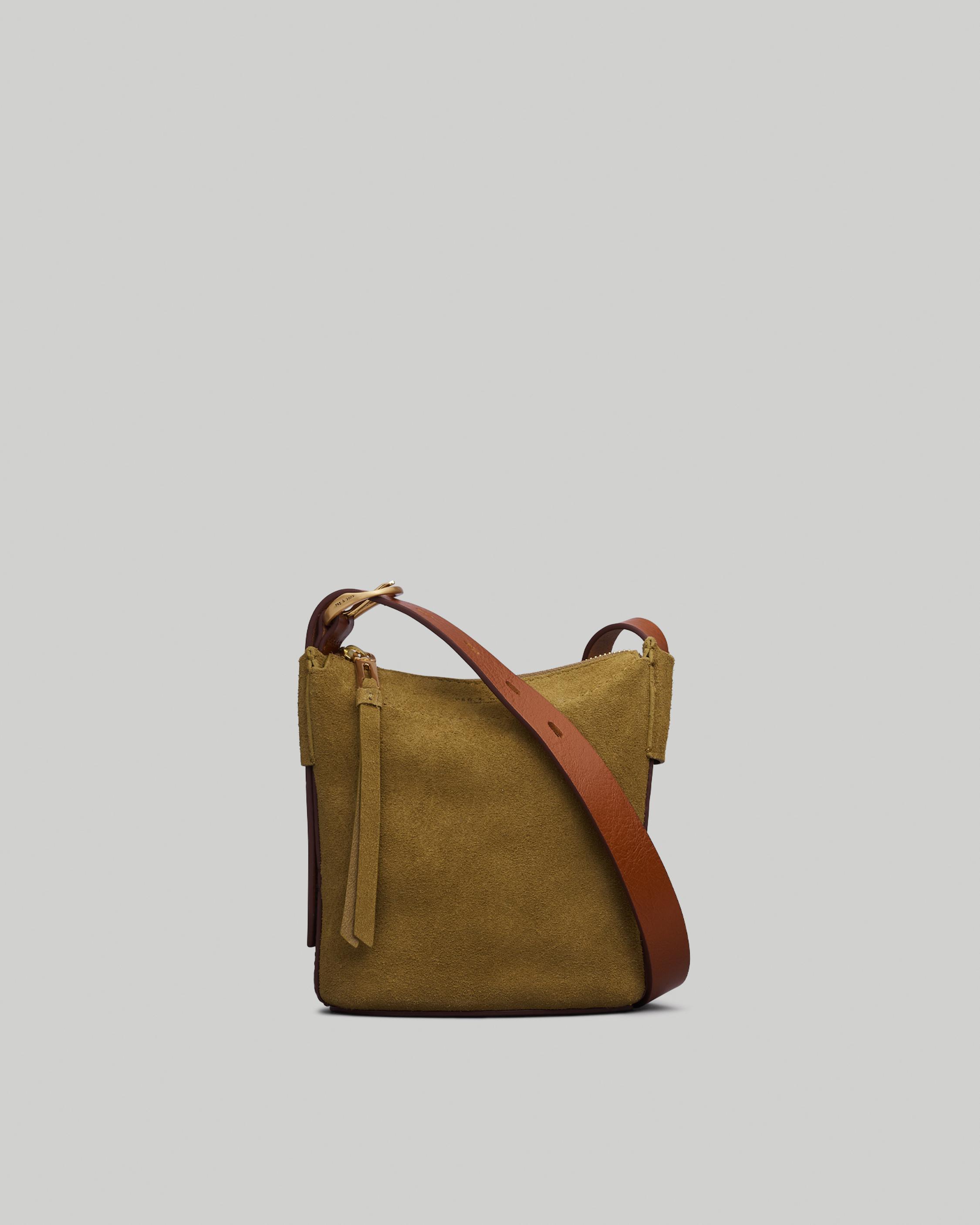 Belize Mini Bucket Bag - Suede - Hay Suede | rag & bone