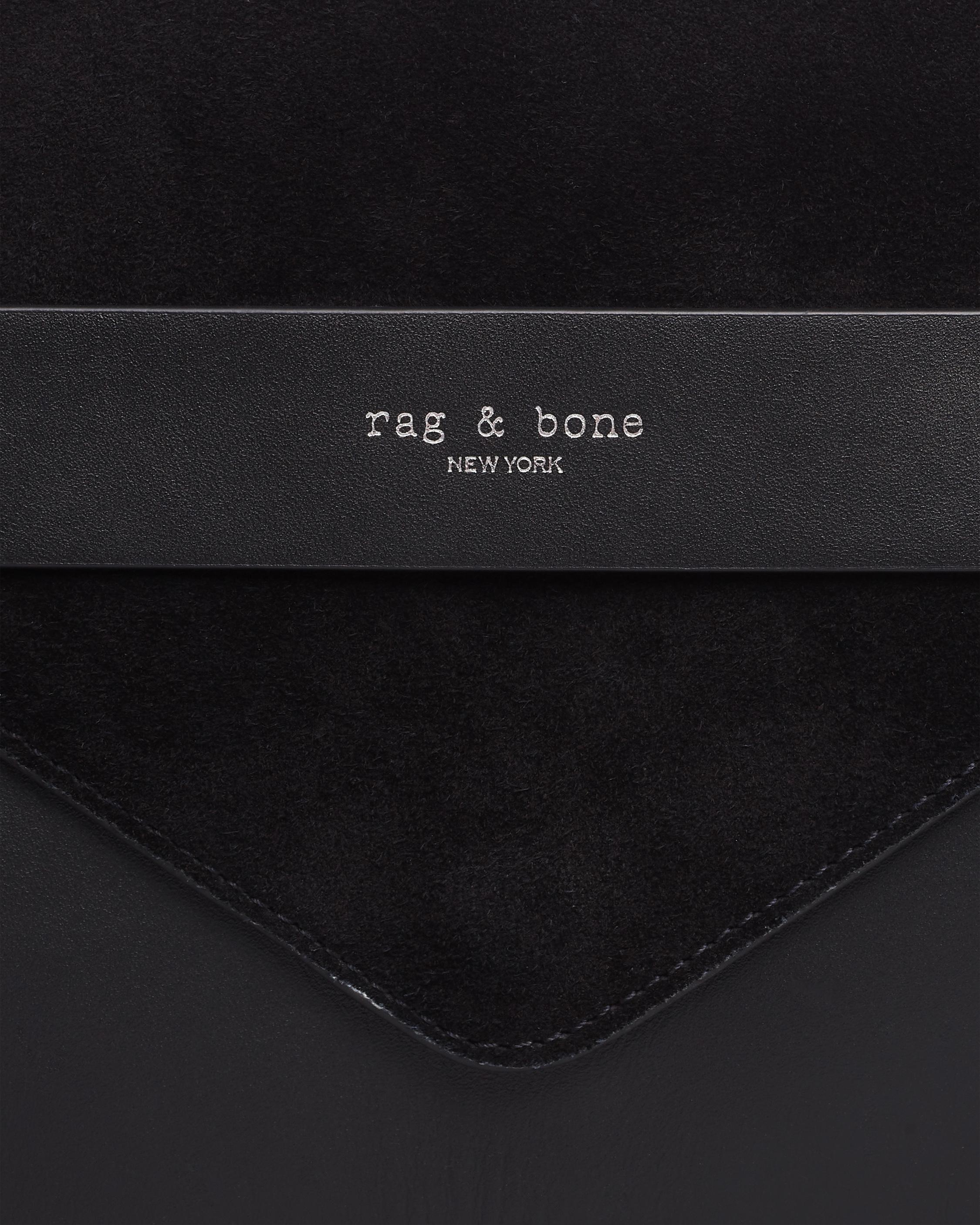 Rag & Bone Field Envelope Leather Clutch Bag