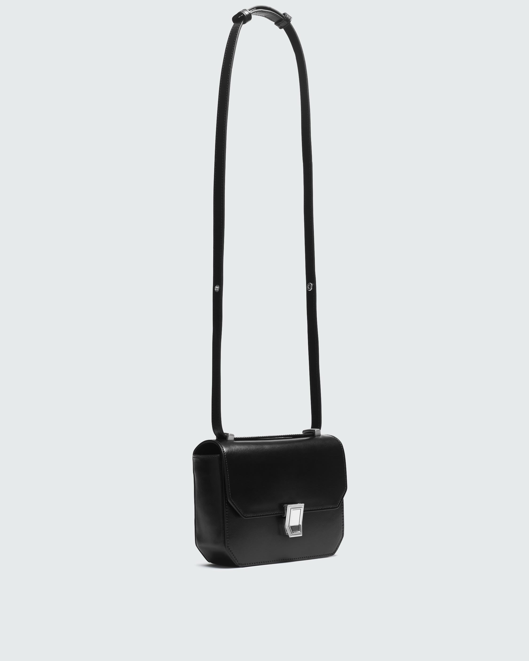 Small Max Leather Crossbody Black rag bone