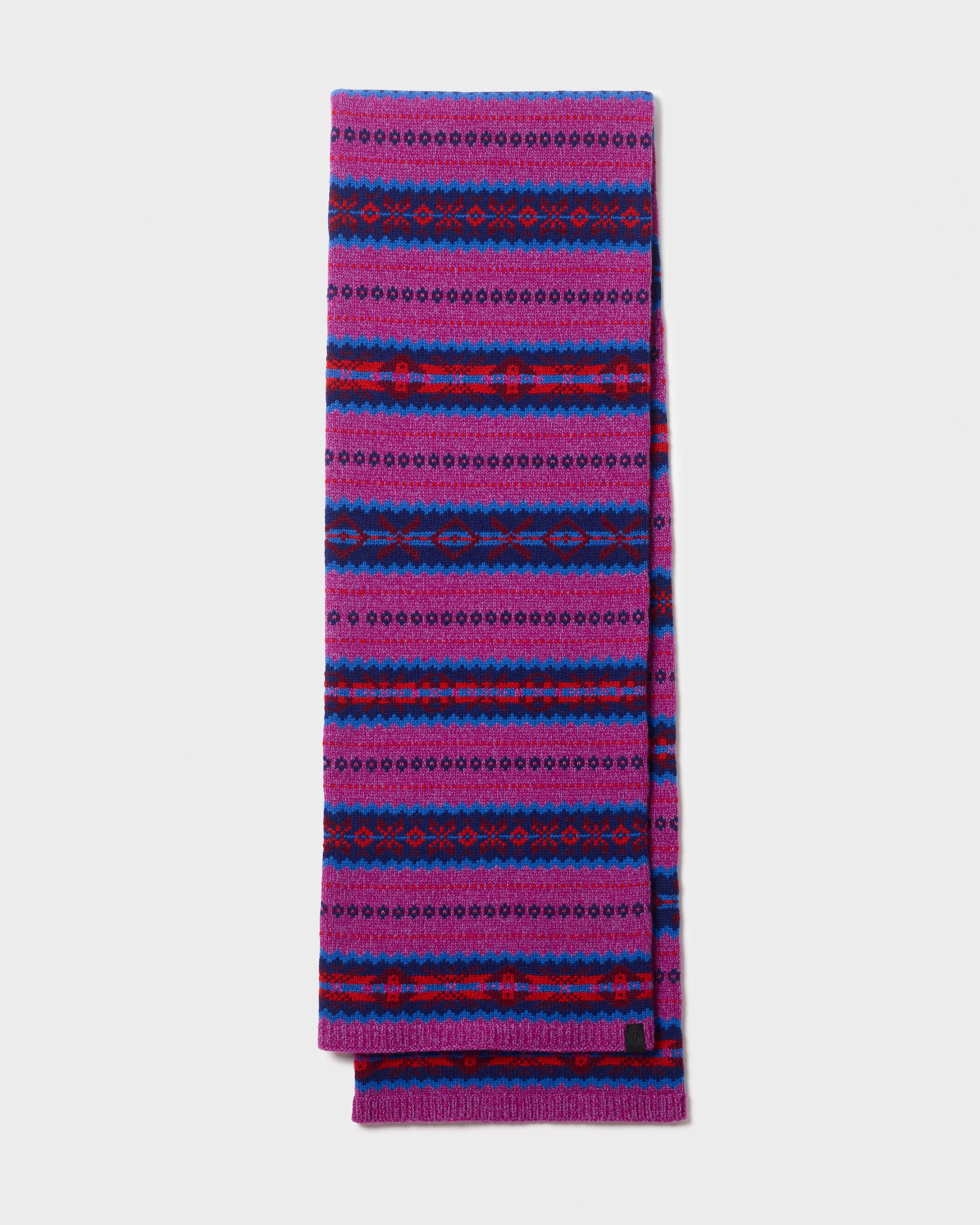 Fair Isle Wool Scarf image number 1
