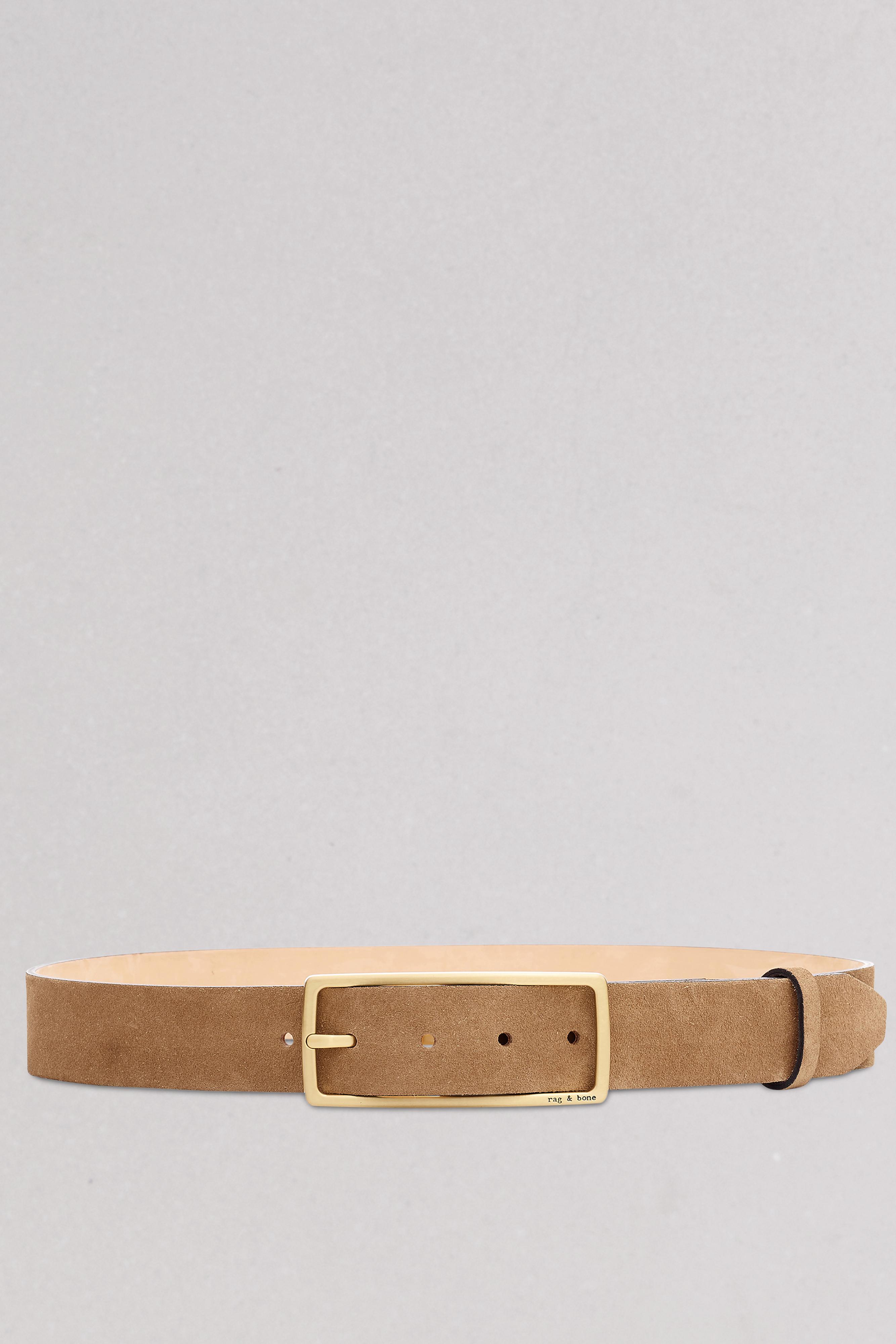 Rebound Camel Suede Belt for Women | rag & bone