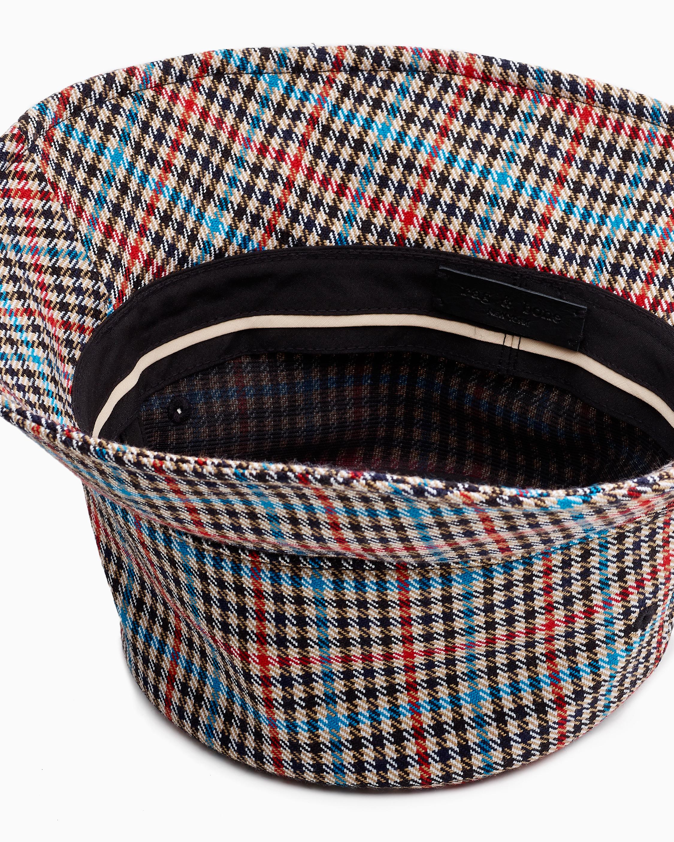 Plaid Bucket Hat - Tan Multi