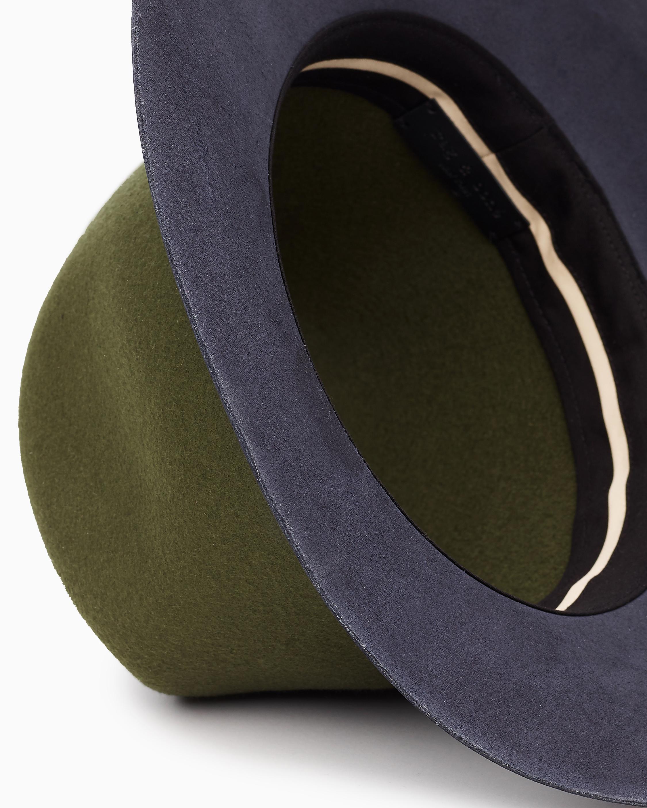 Floppy Leather Brim Fedora image number 2