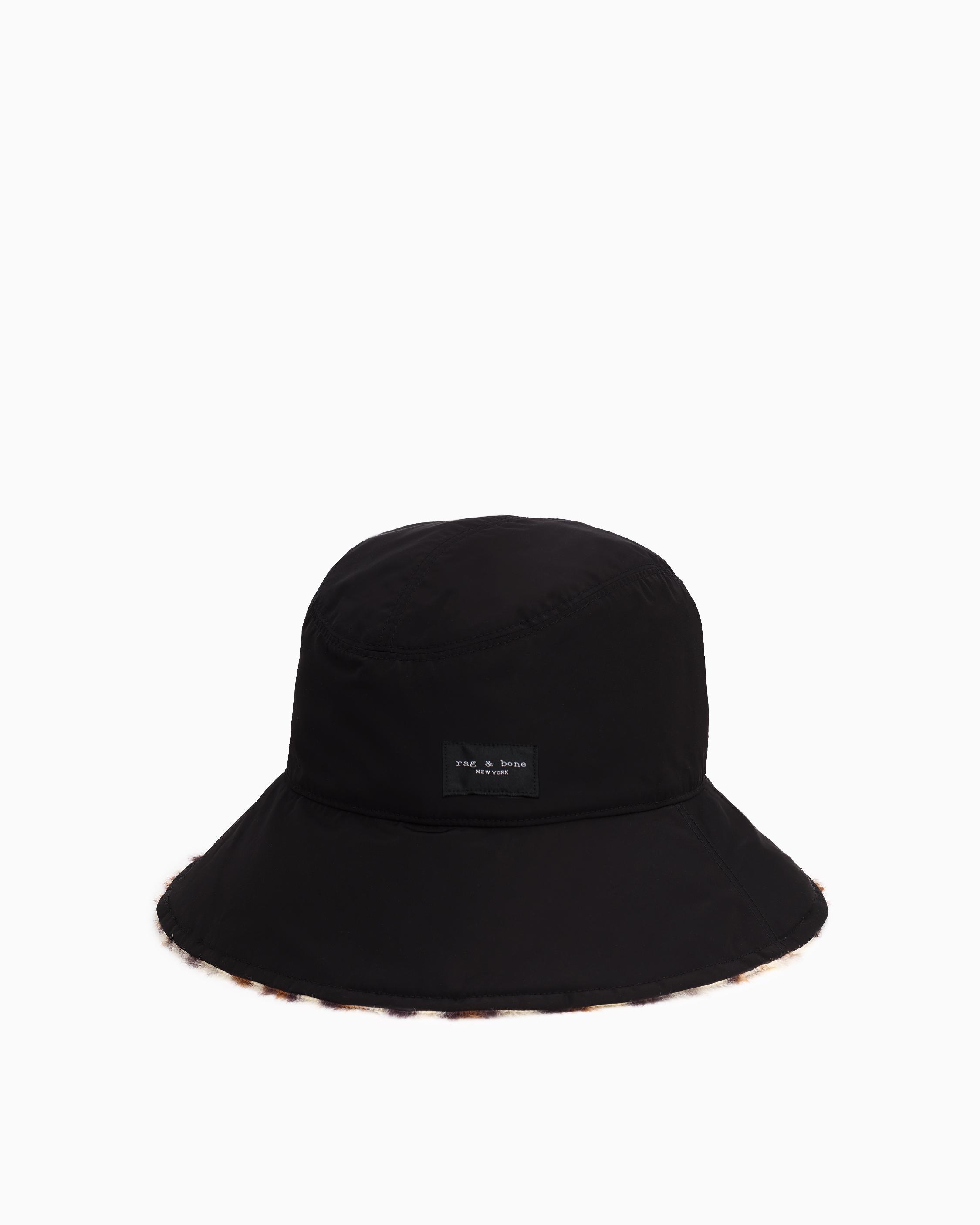 Unisex Adult Reversible Bucket Hat Draw String - Black - Shiva Hosiery