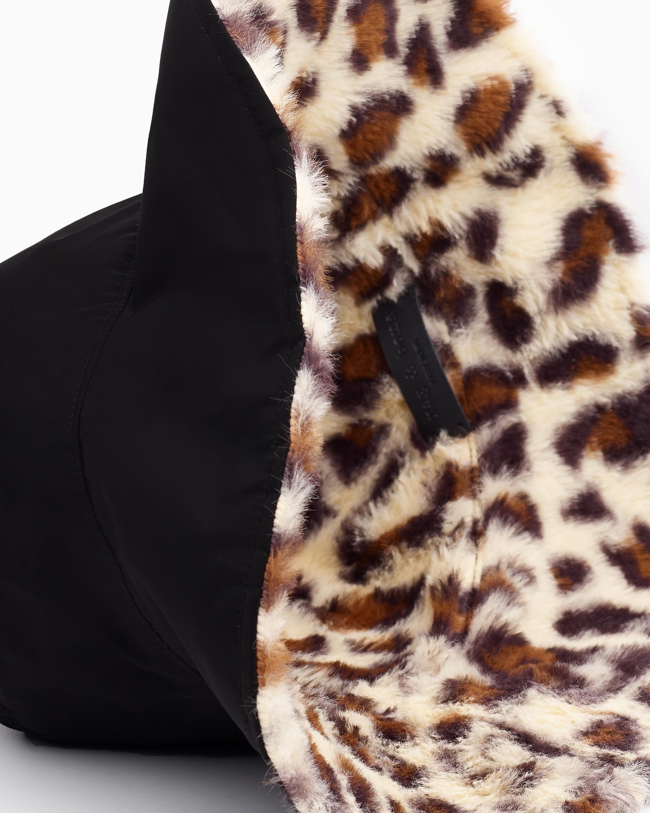 Reversible Leopard Print Leopard Bucket Hat For Women Hip Hop