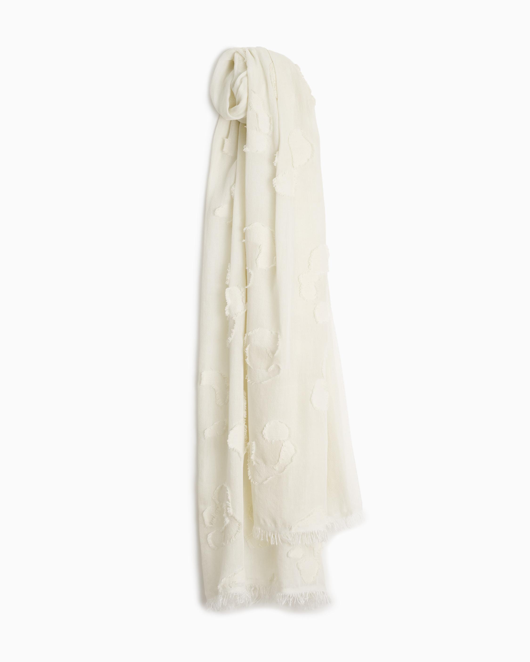Abstract Cheetah Cotton Scarf image number 1