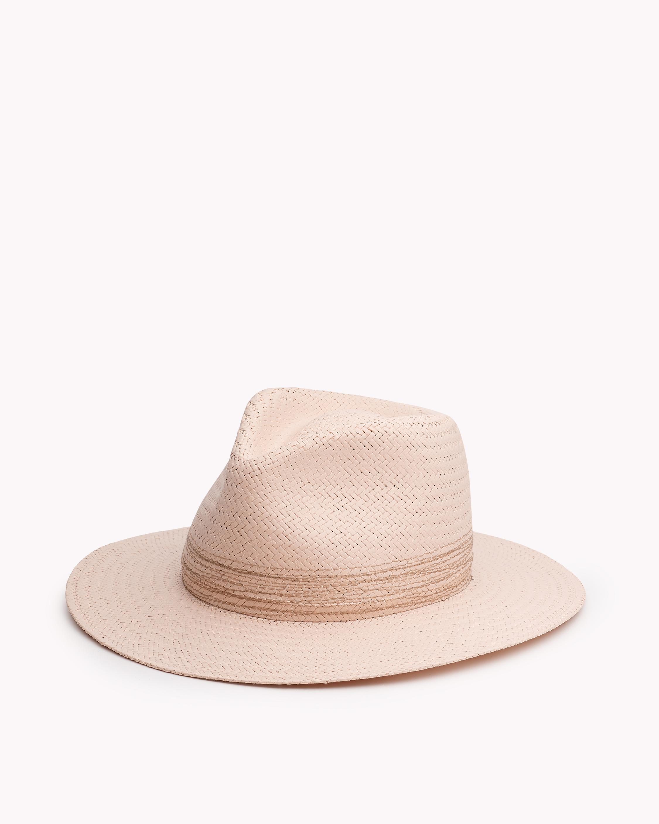 Rag and bone sales packable straw fedora