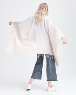 Ombre Cotton Poncho image number 3