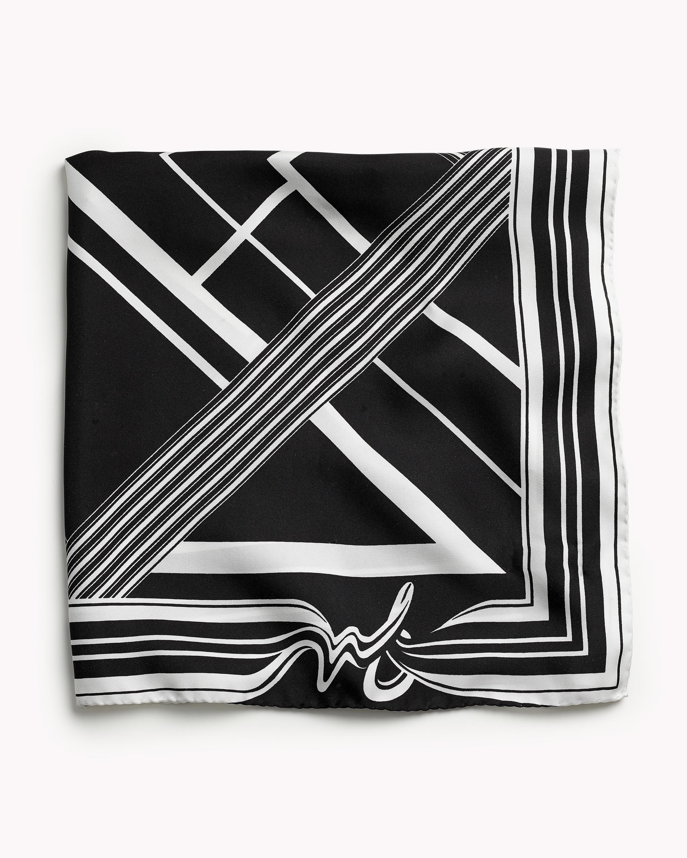 Rag and store bone silk scarf