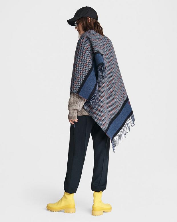 Wilshire Reversible Wool Poncho image number 4