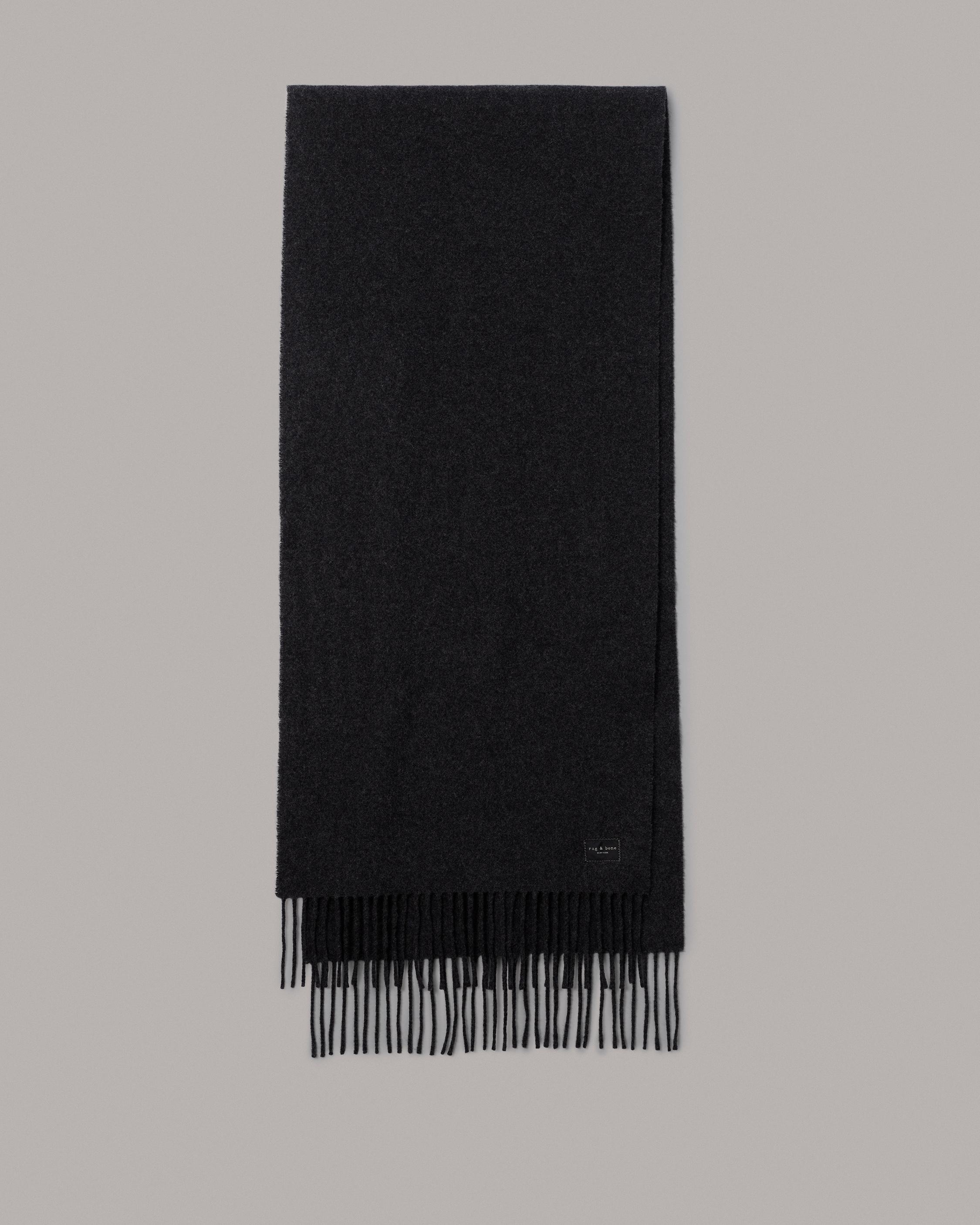 Skinny Addison Recycled - Wool | Charcoal Scarf bone & rag