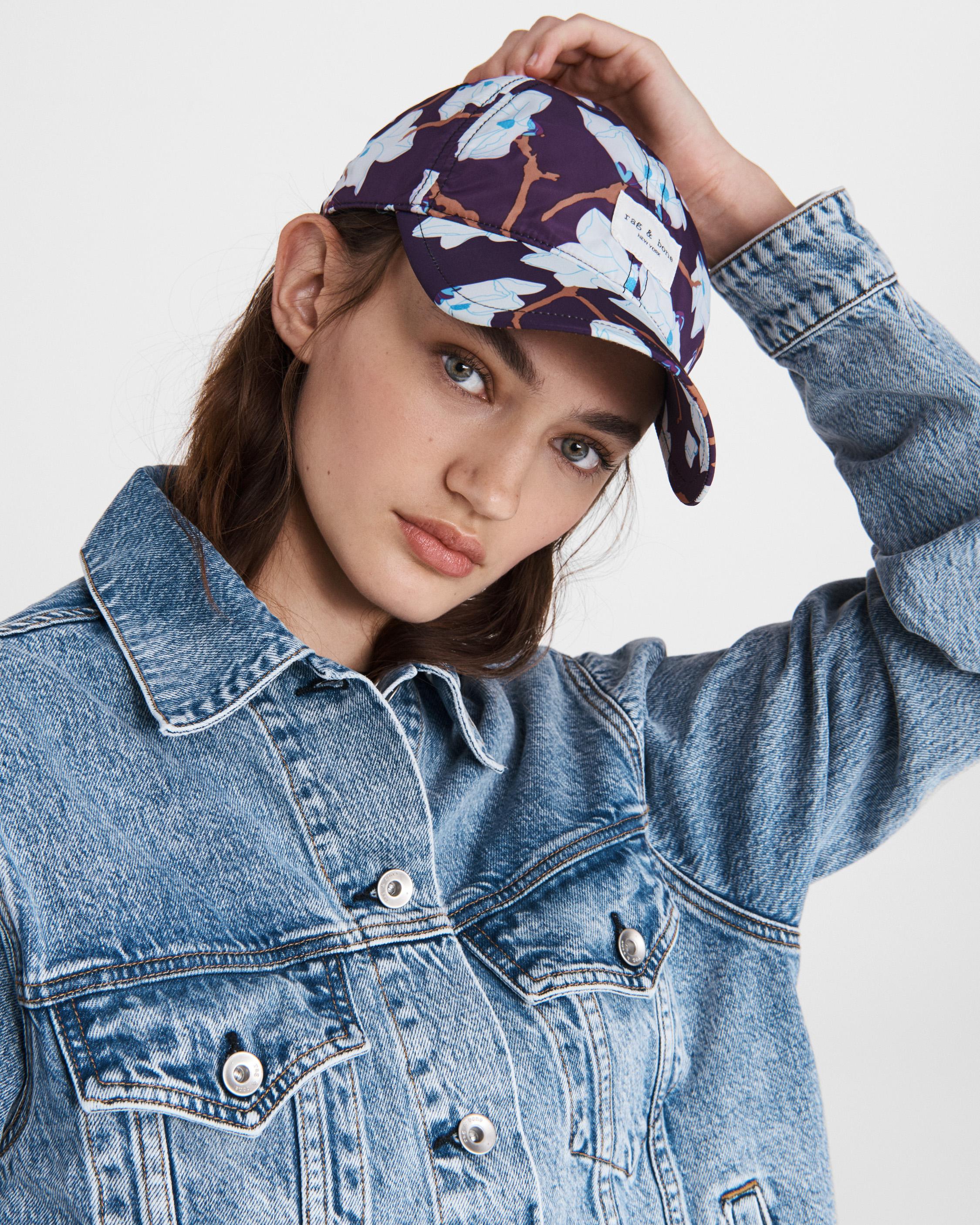 rag & bone Addison Graphic Print Baseball Cap