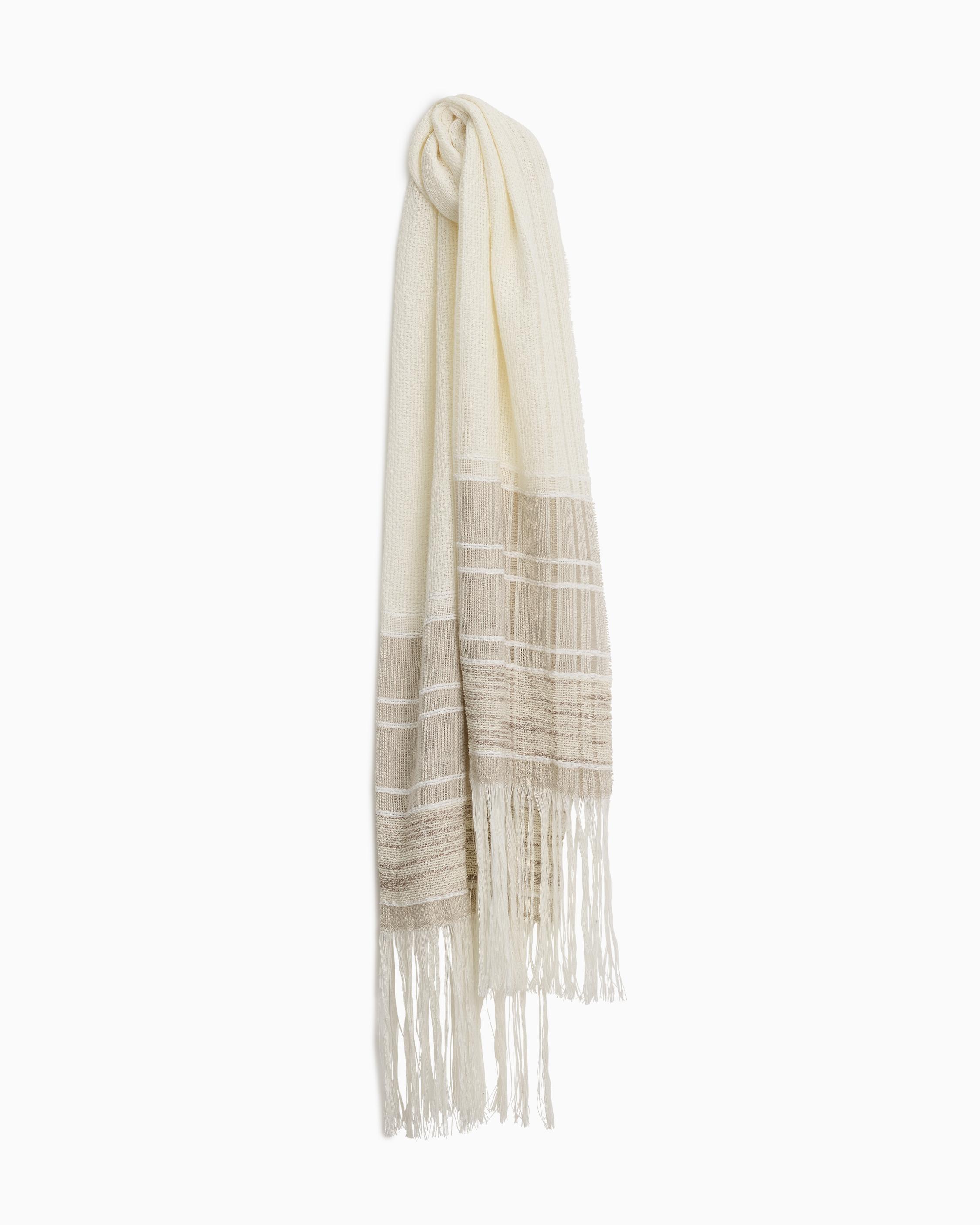 Kara Playa Linen Cotton Scarf image number 1