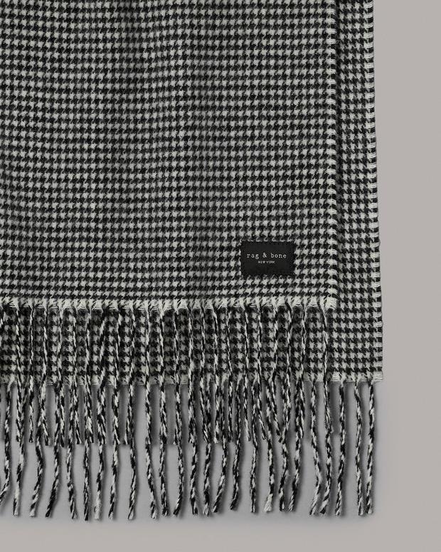 Addison Heritage Skinny Recycled Wool Scarf image number 2
