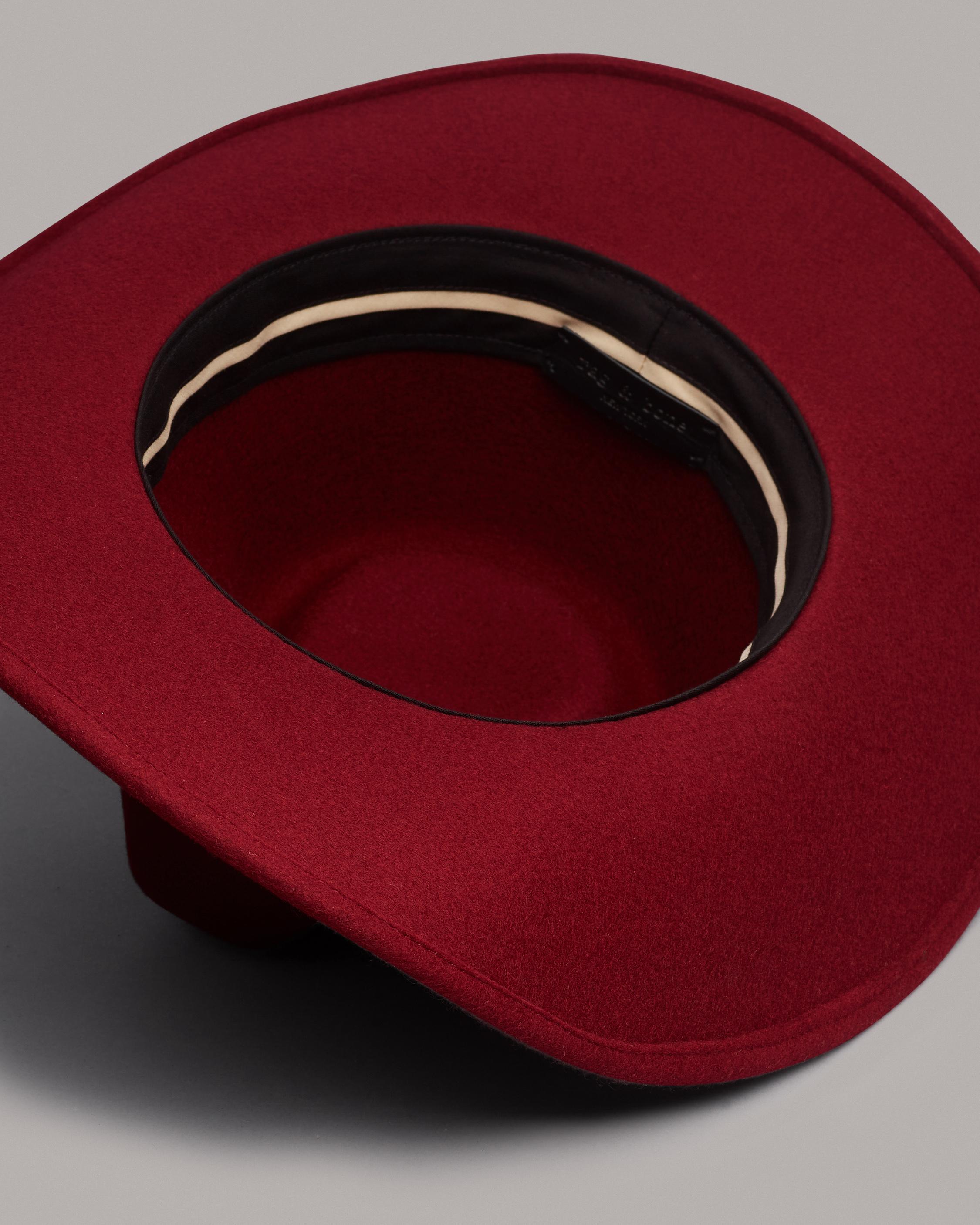 Ohara Cowboy Hat - Burgundy | Rag & Bone