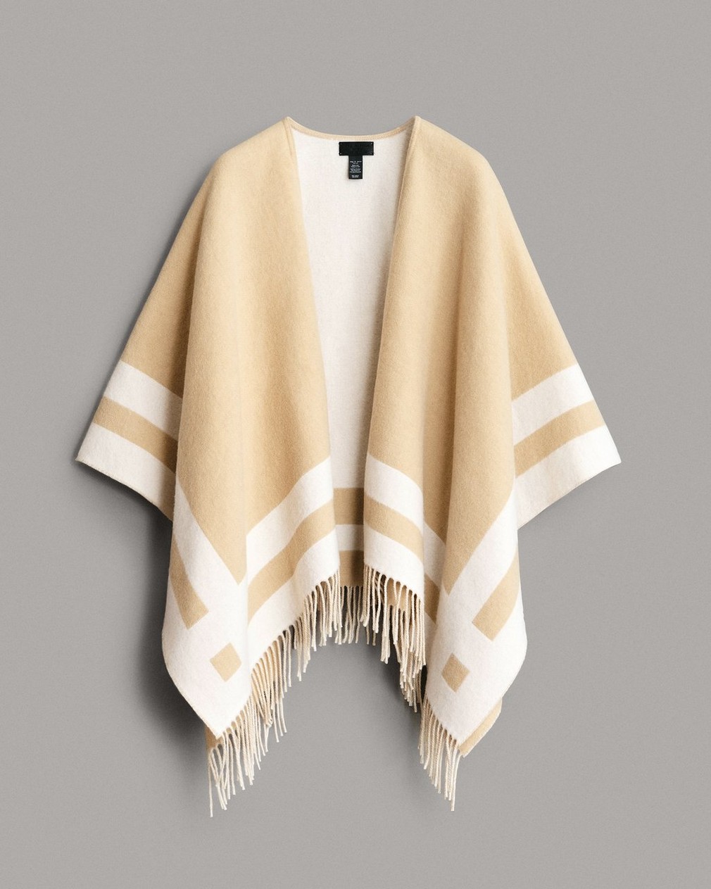Highlands Wool Reversible Poncho