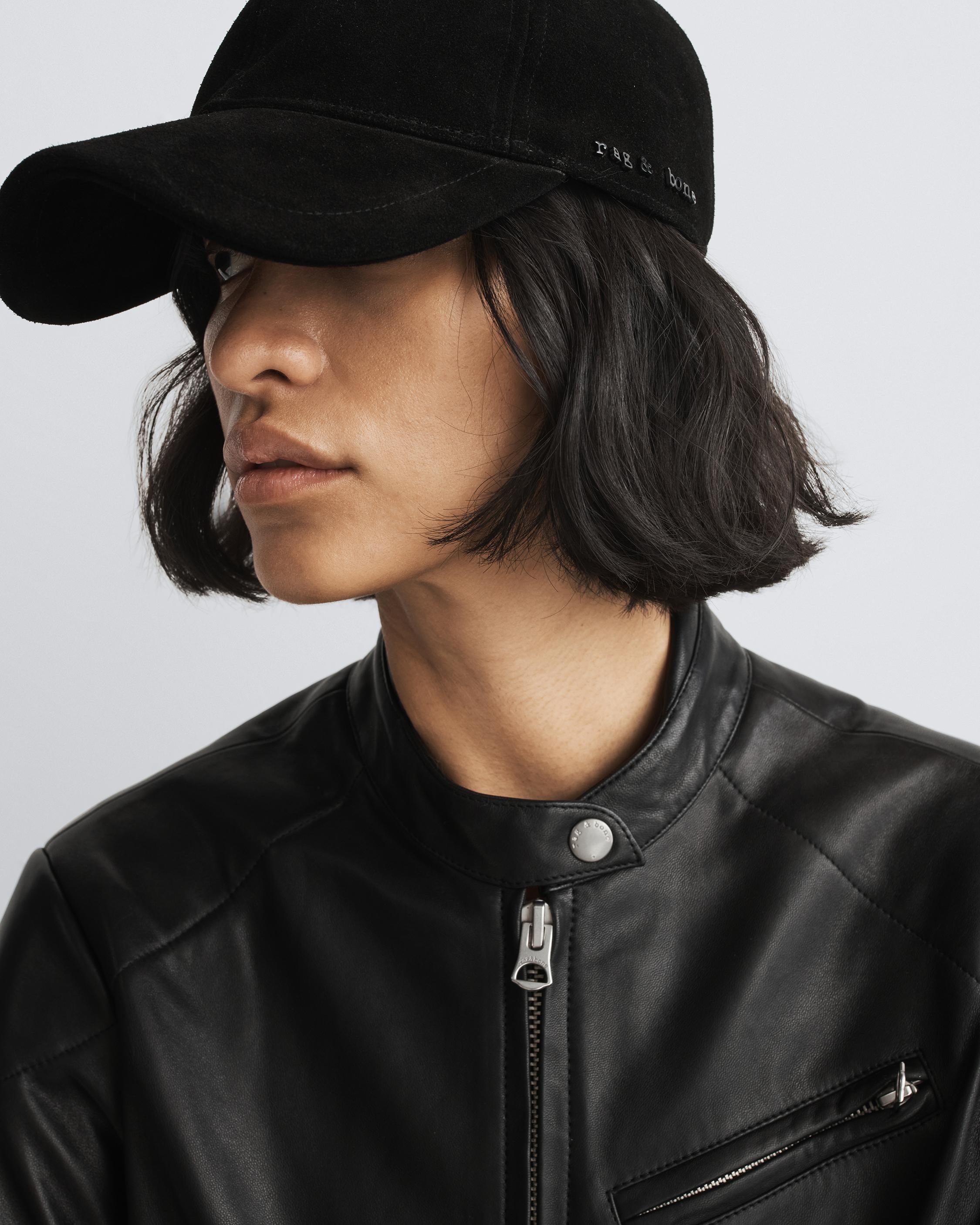 Rag & Bone Perry Leather Baseball Hat