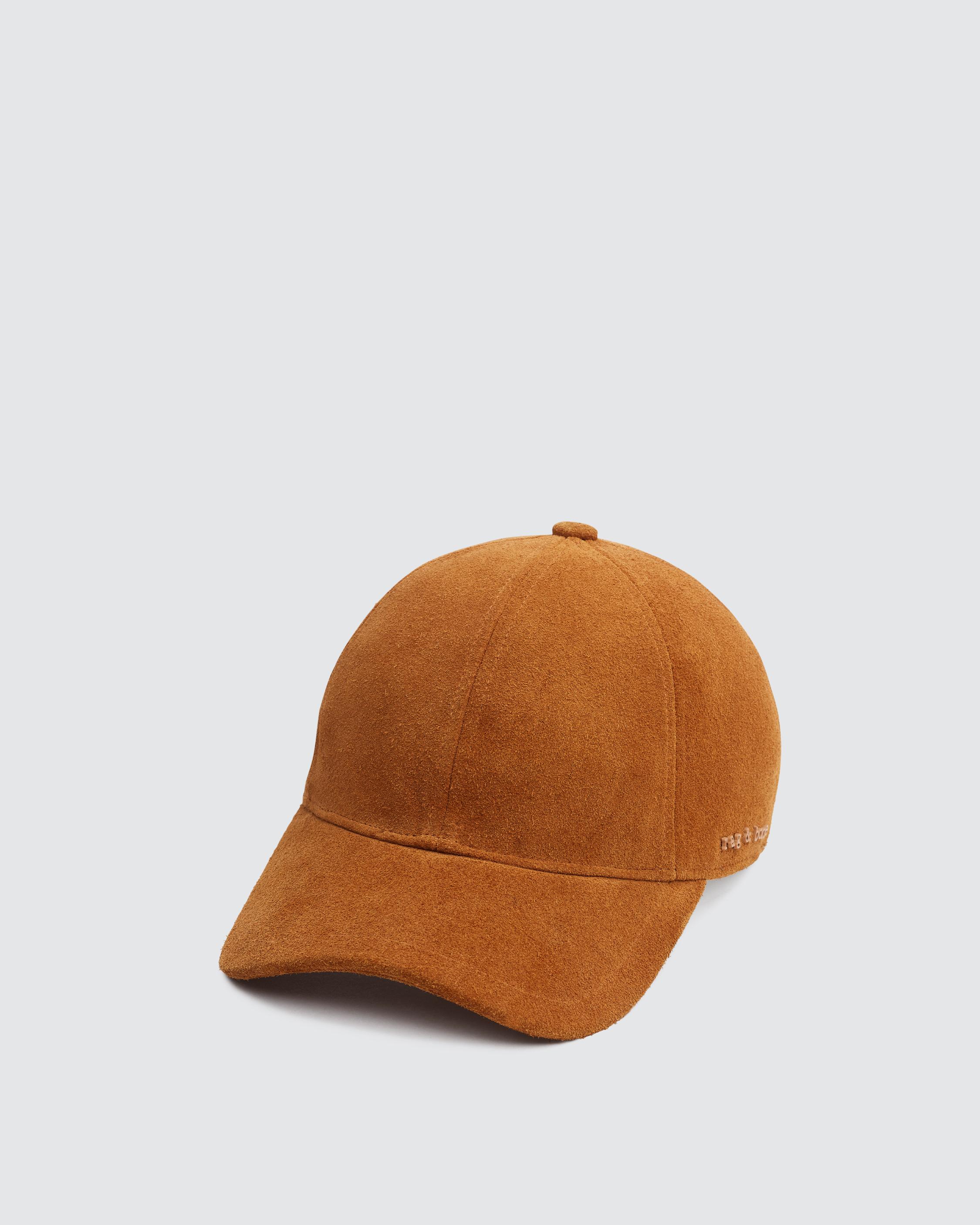 Liam Baseball Cap Tan Suede rag & bone
