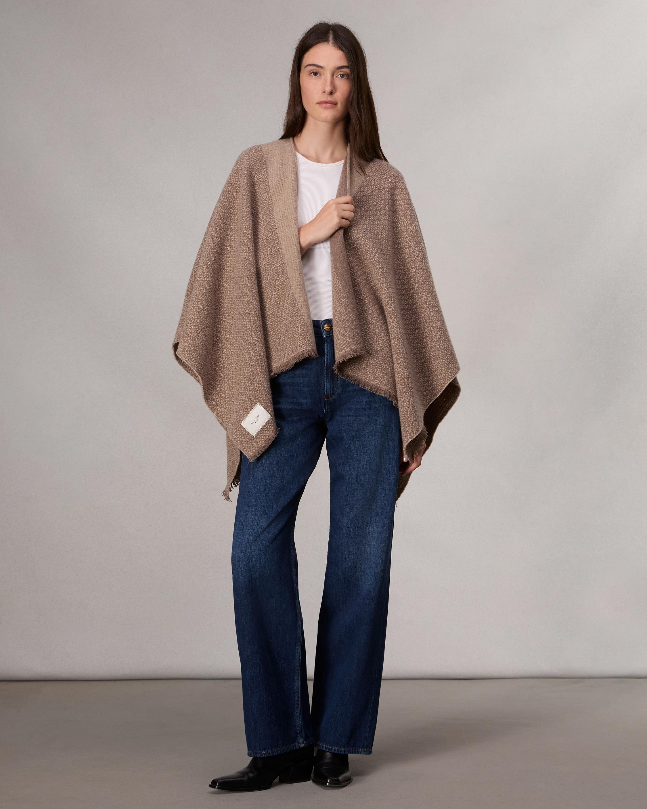 Joni Reversible Poncho | rag & bone