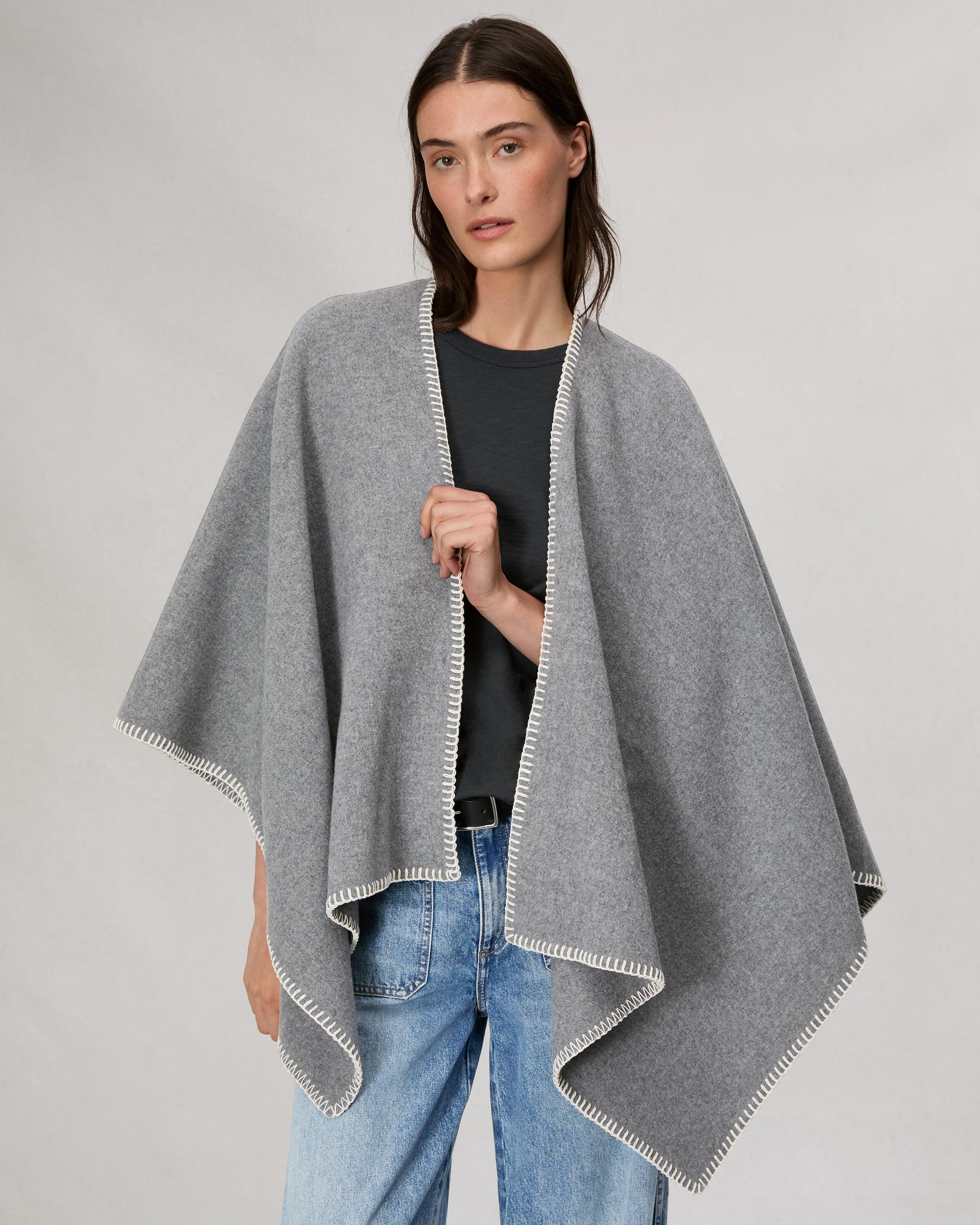 Ingrid Wool Poncho image number 1