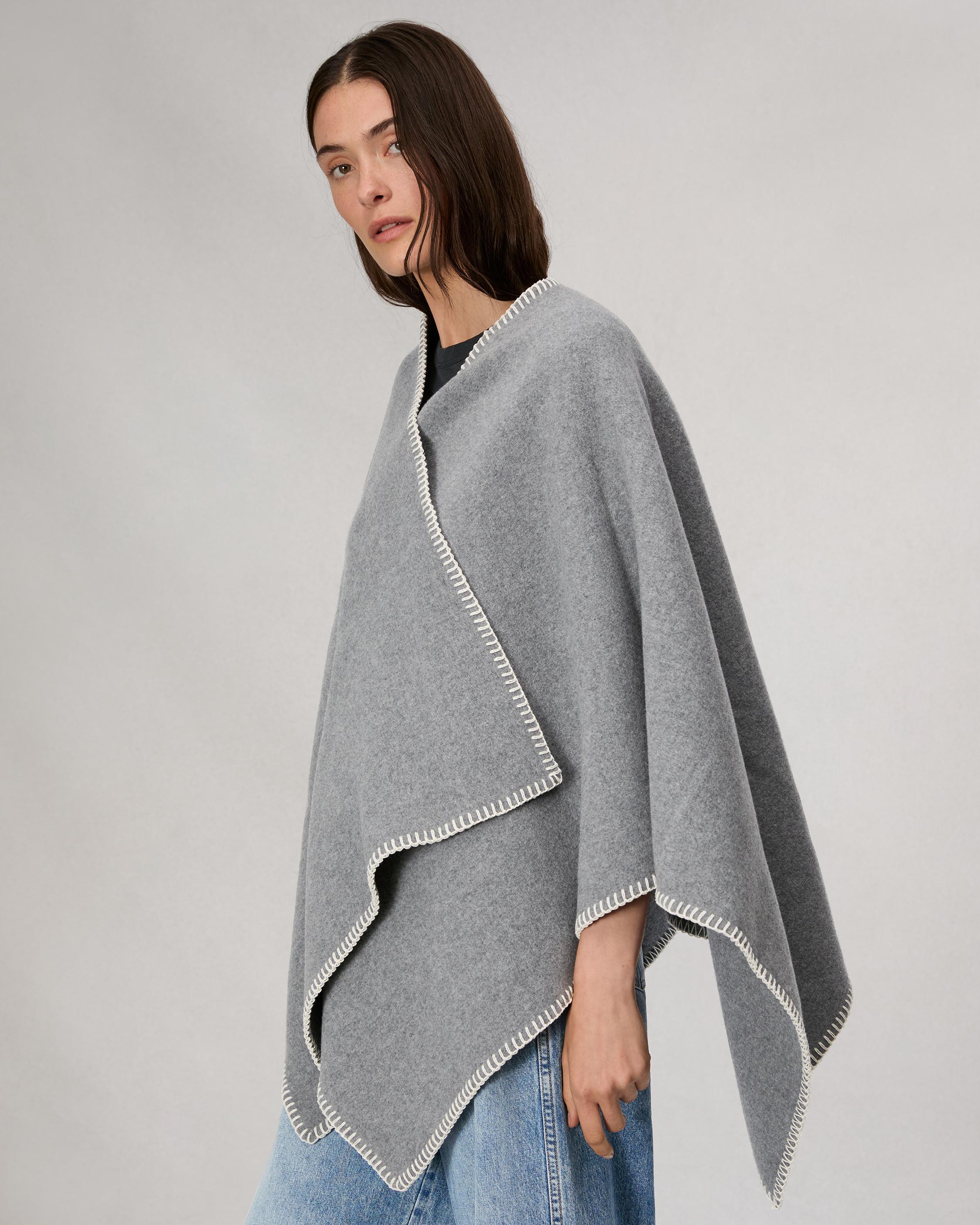 Ingrid Wool Poncho image number 3