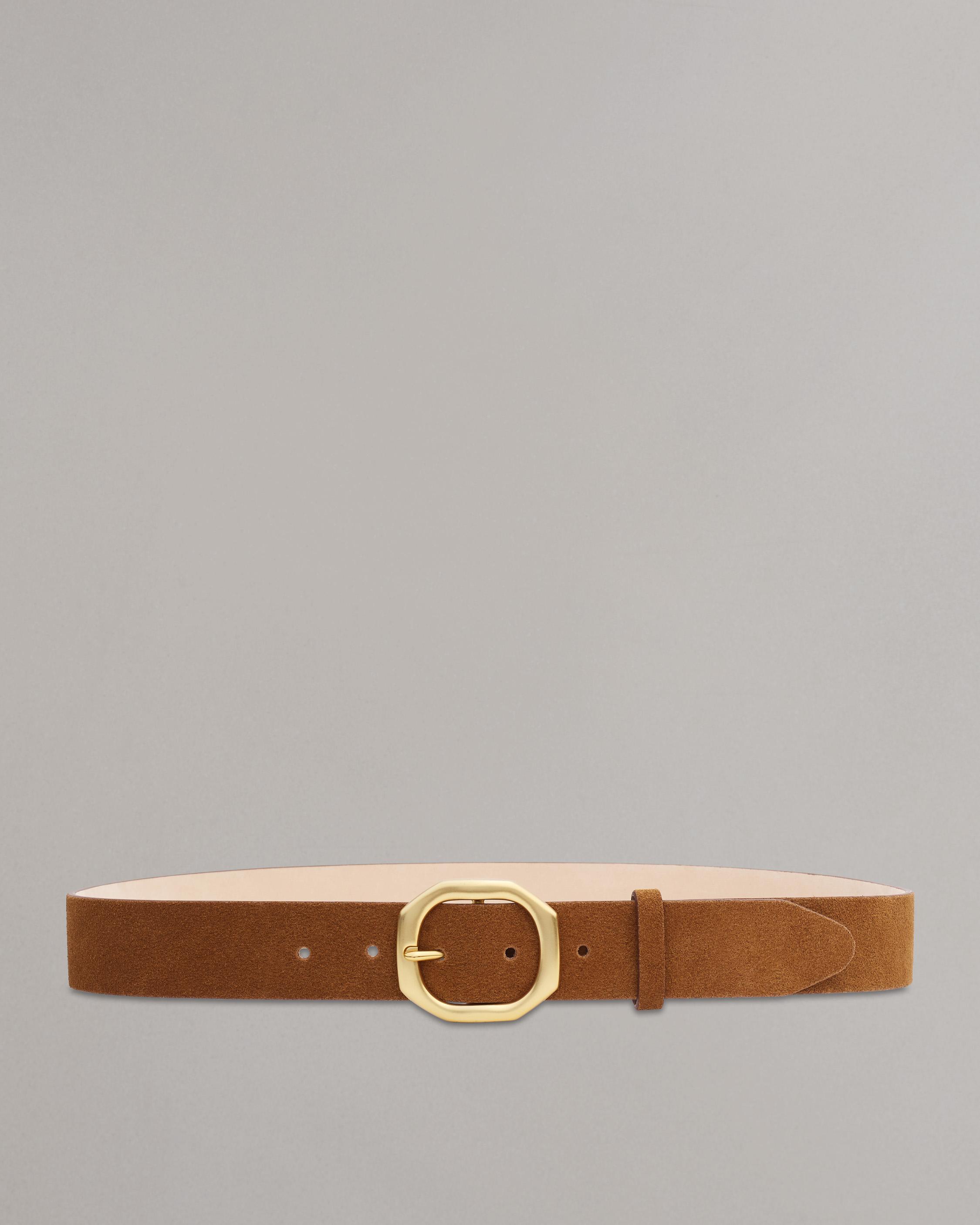 Audrey Suede Belt - Brownwood Suede | rag & bone