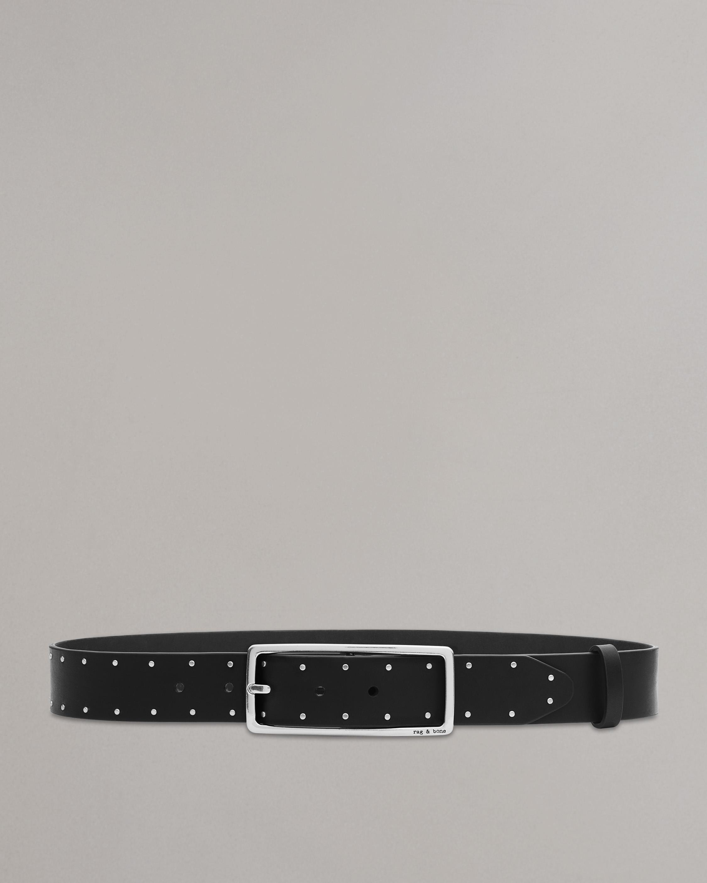 Rebound Leather Belt - Black | rag & bone