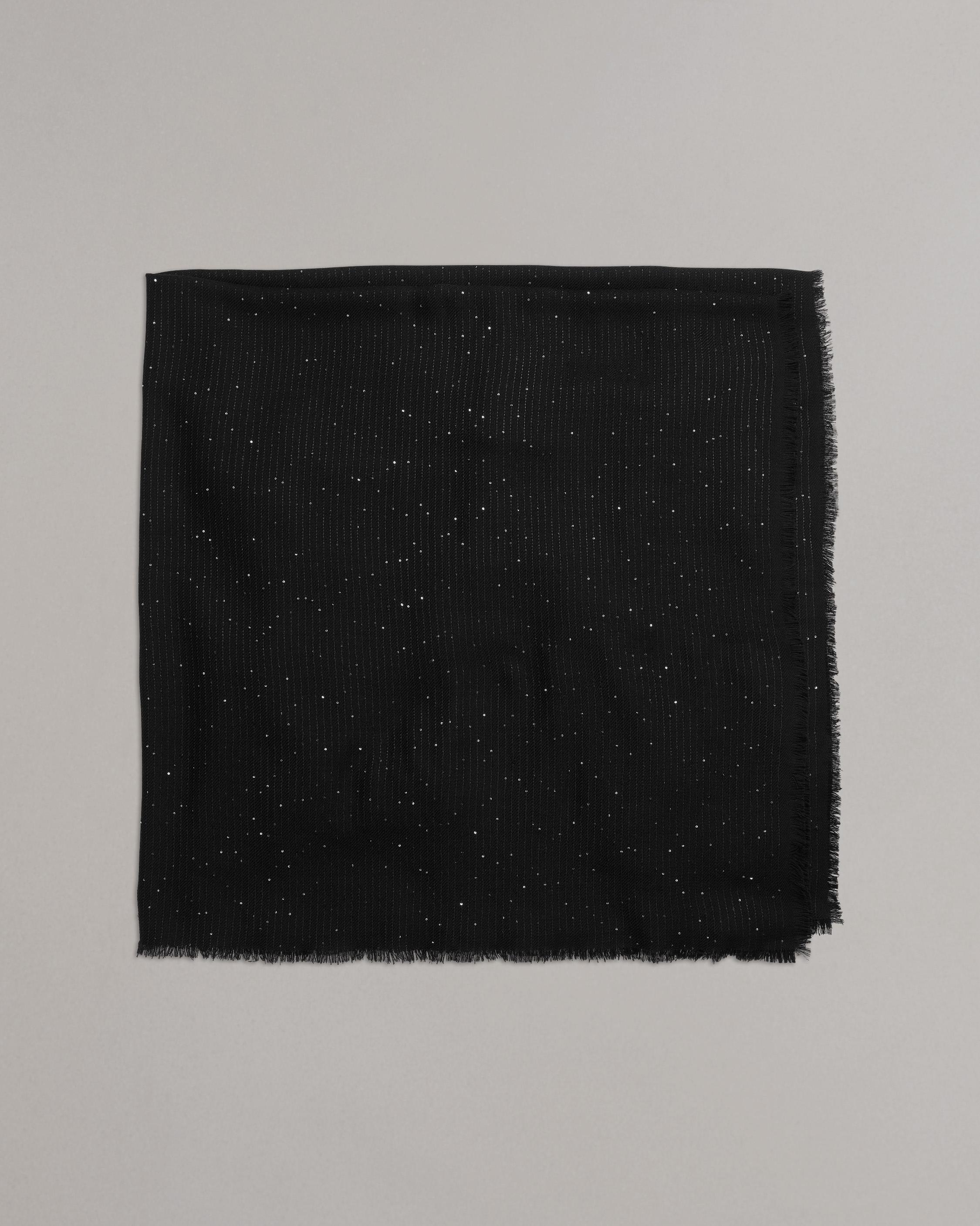 Stella Striped Scarf - Black | rag & bone