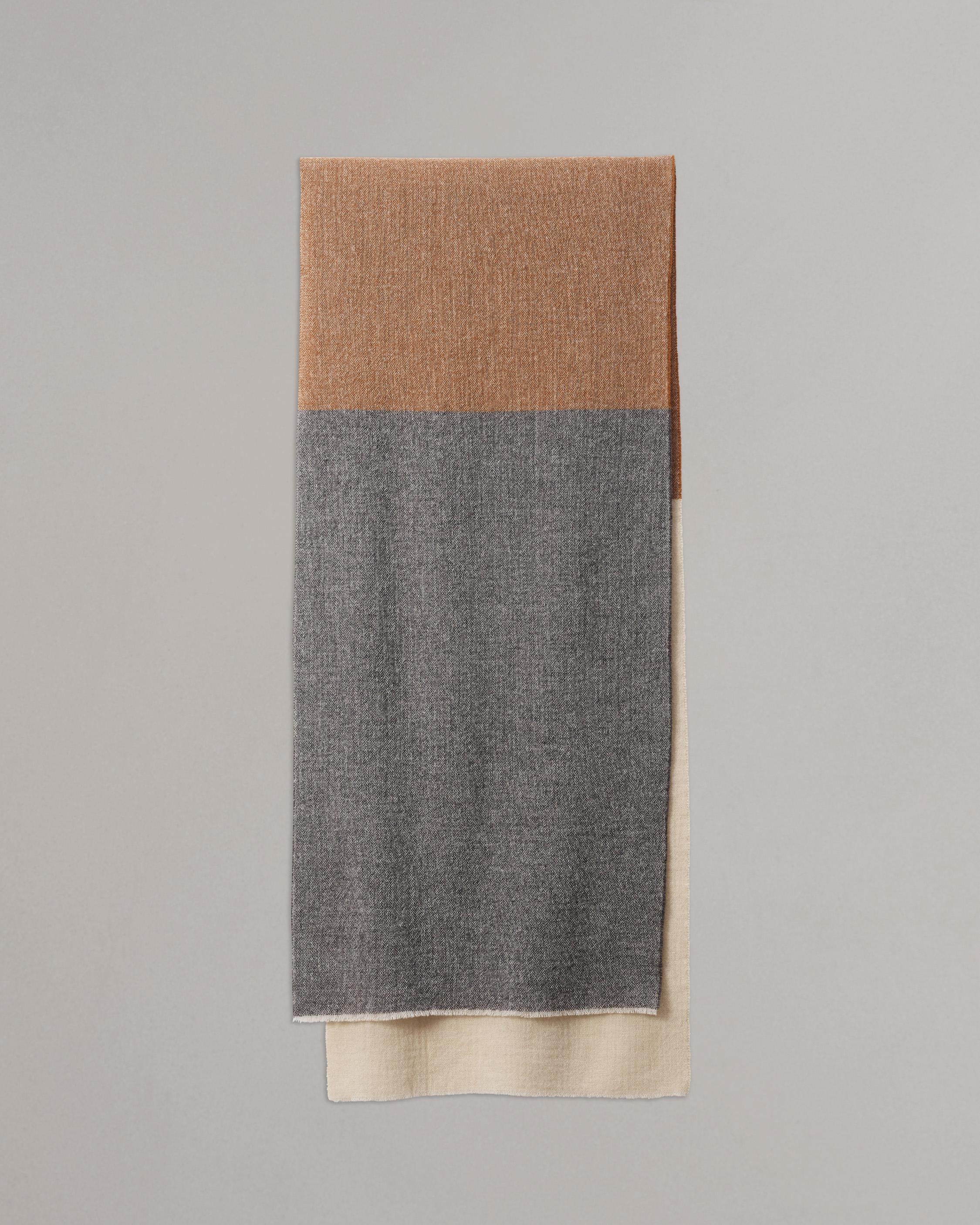 Millie Virgin Wool Scarf - Charcoal Multi | rag & bone