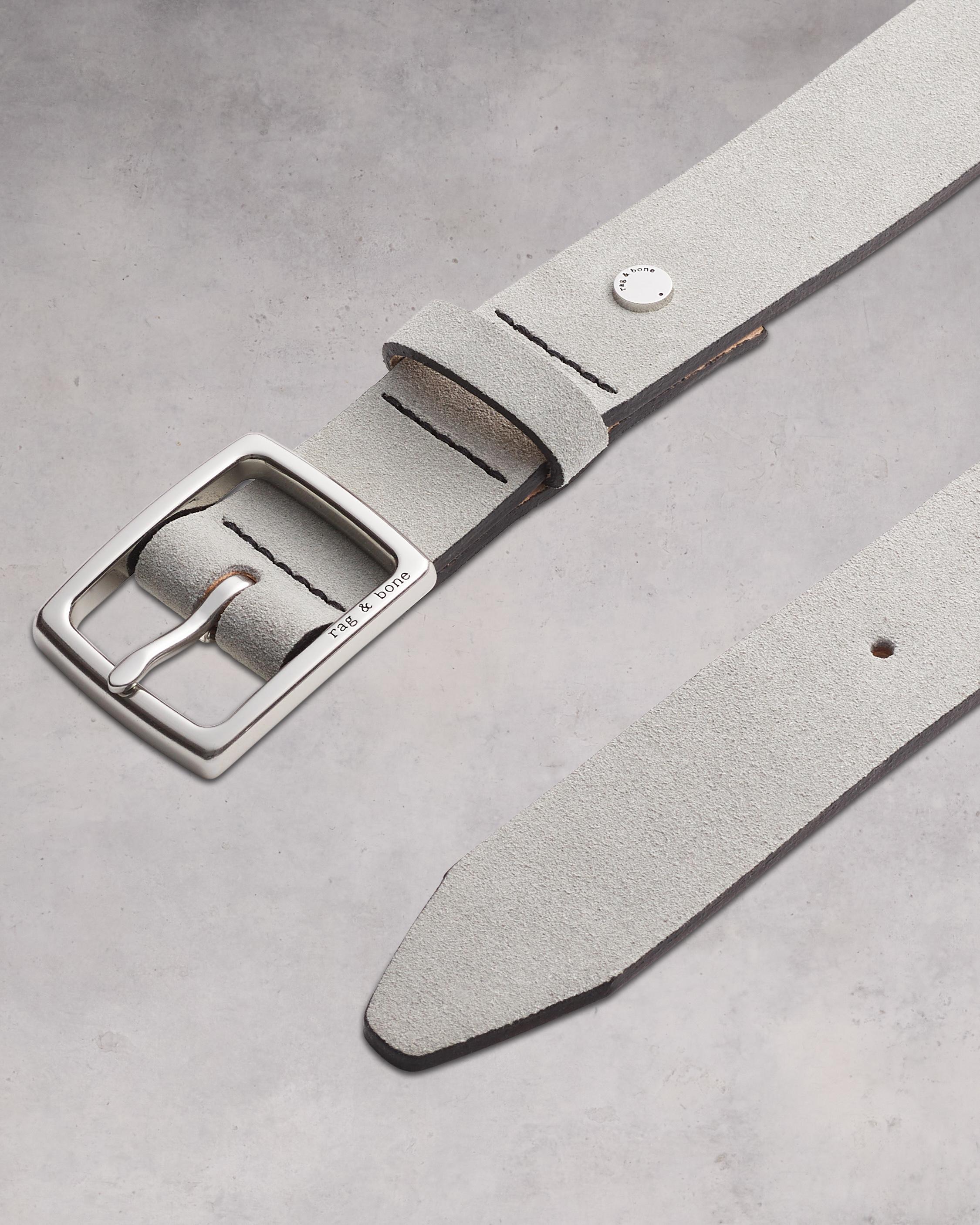 Boyfriend Suede Belt - Cemento Suede | rag & bone sale