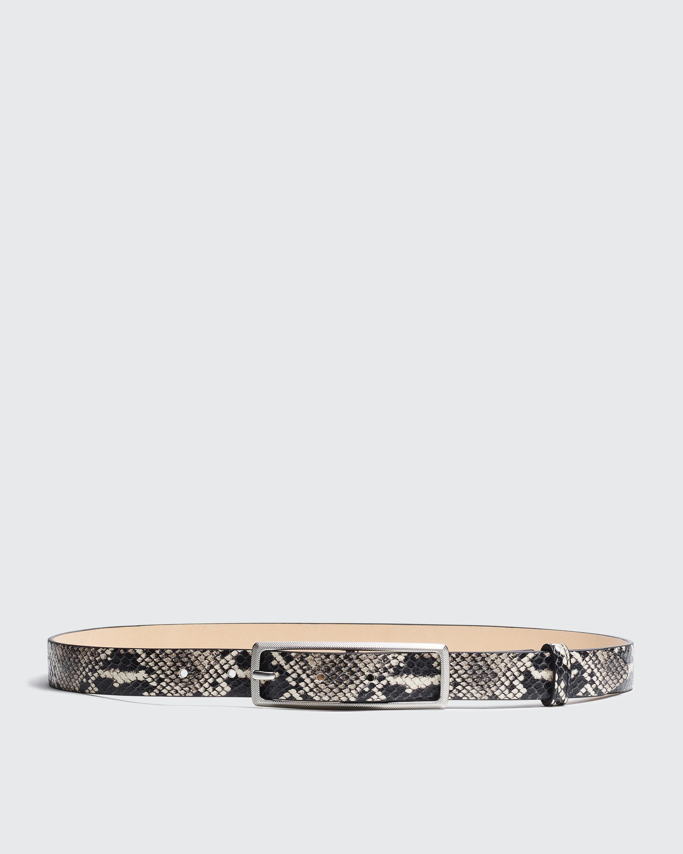 Small Rebound Belt - Snake Print