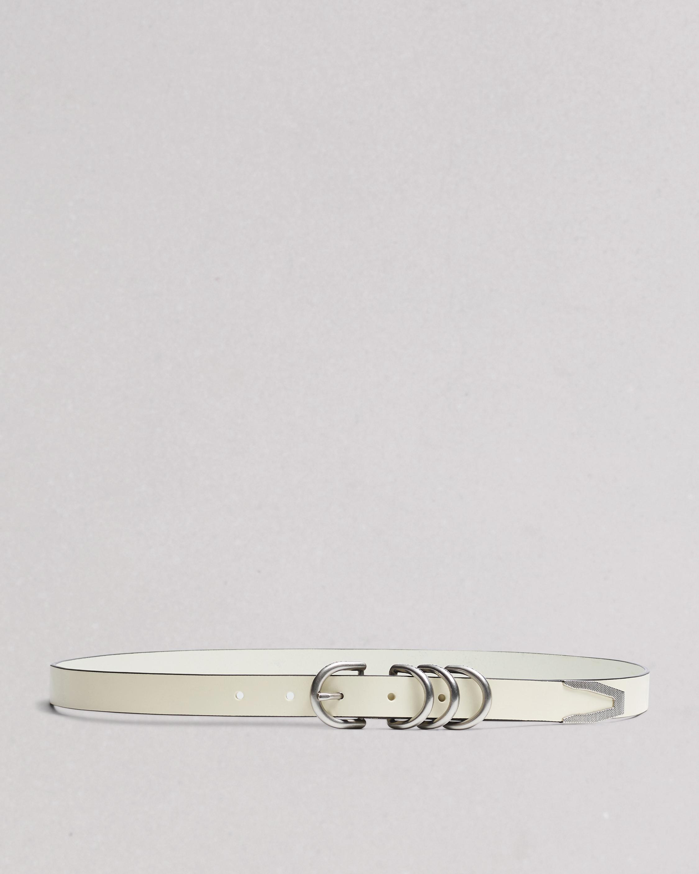 Baby Spire Leather Belt - Antique White | rag & bone