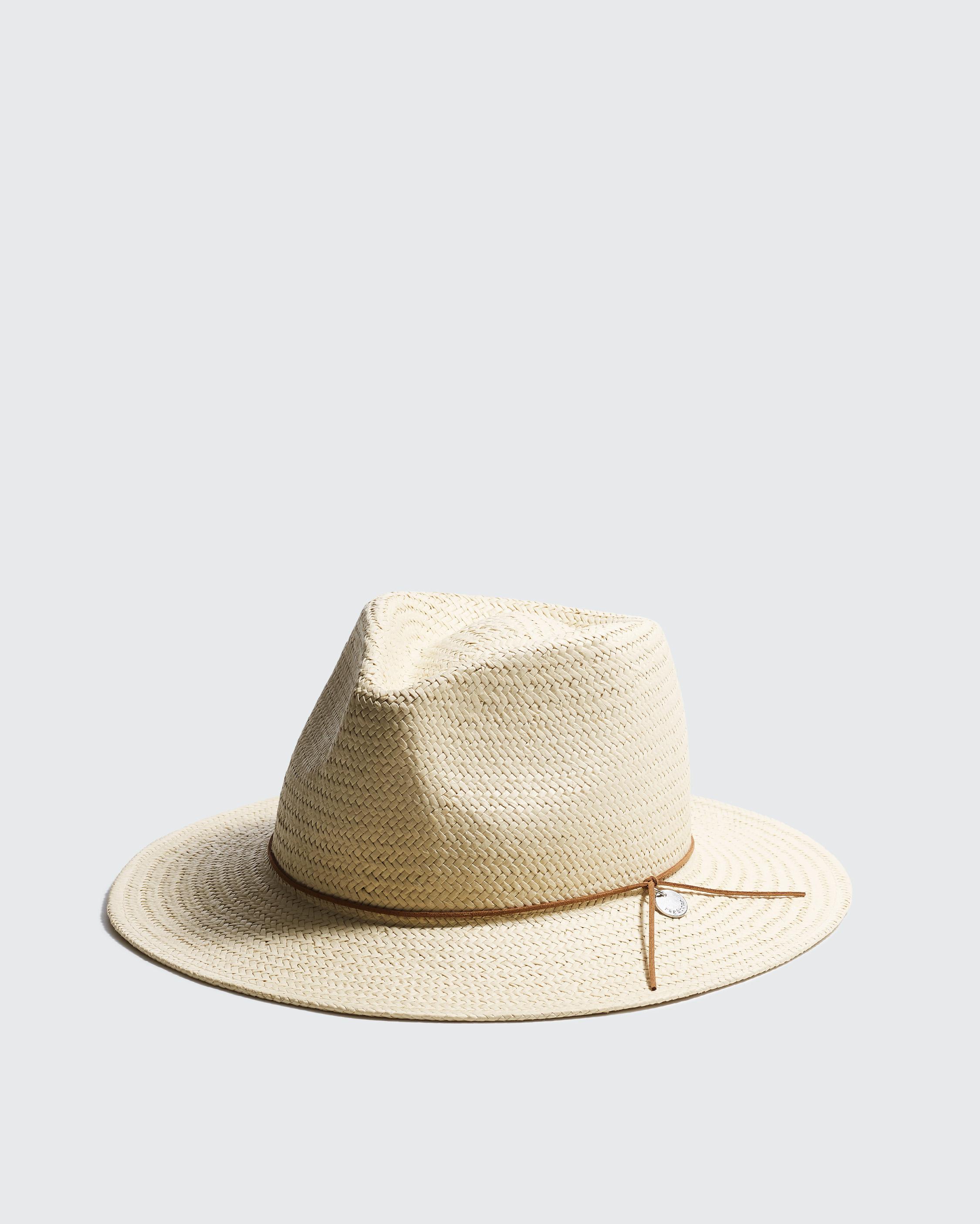 Packable Fedora Natural Brown rag bone