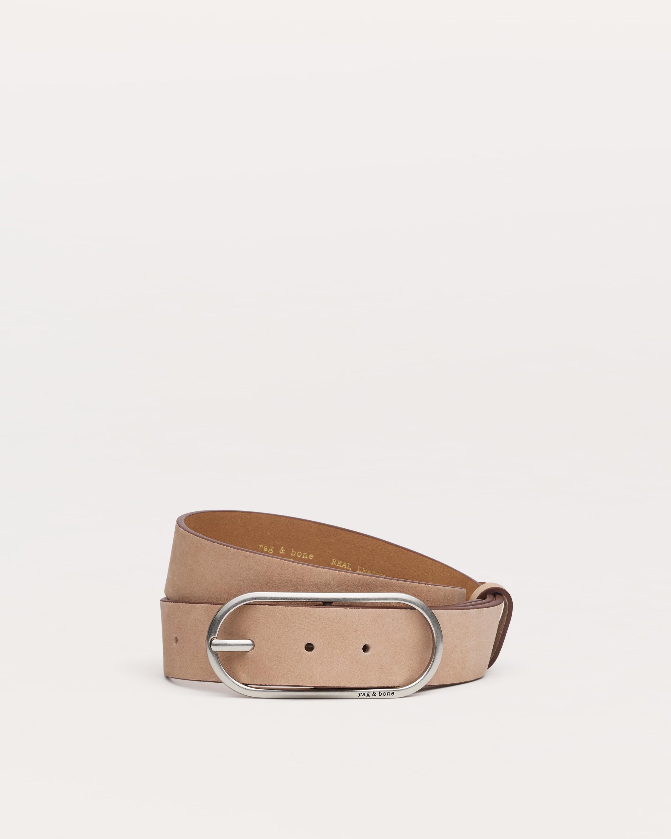 Rounded Rebound Suede Belt image number 1