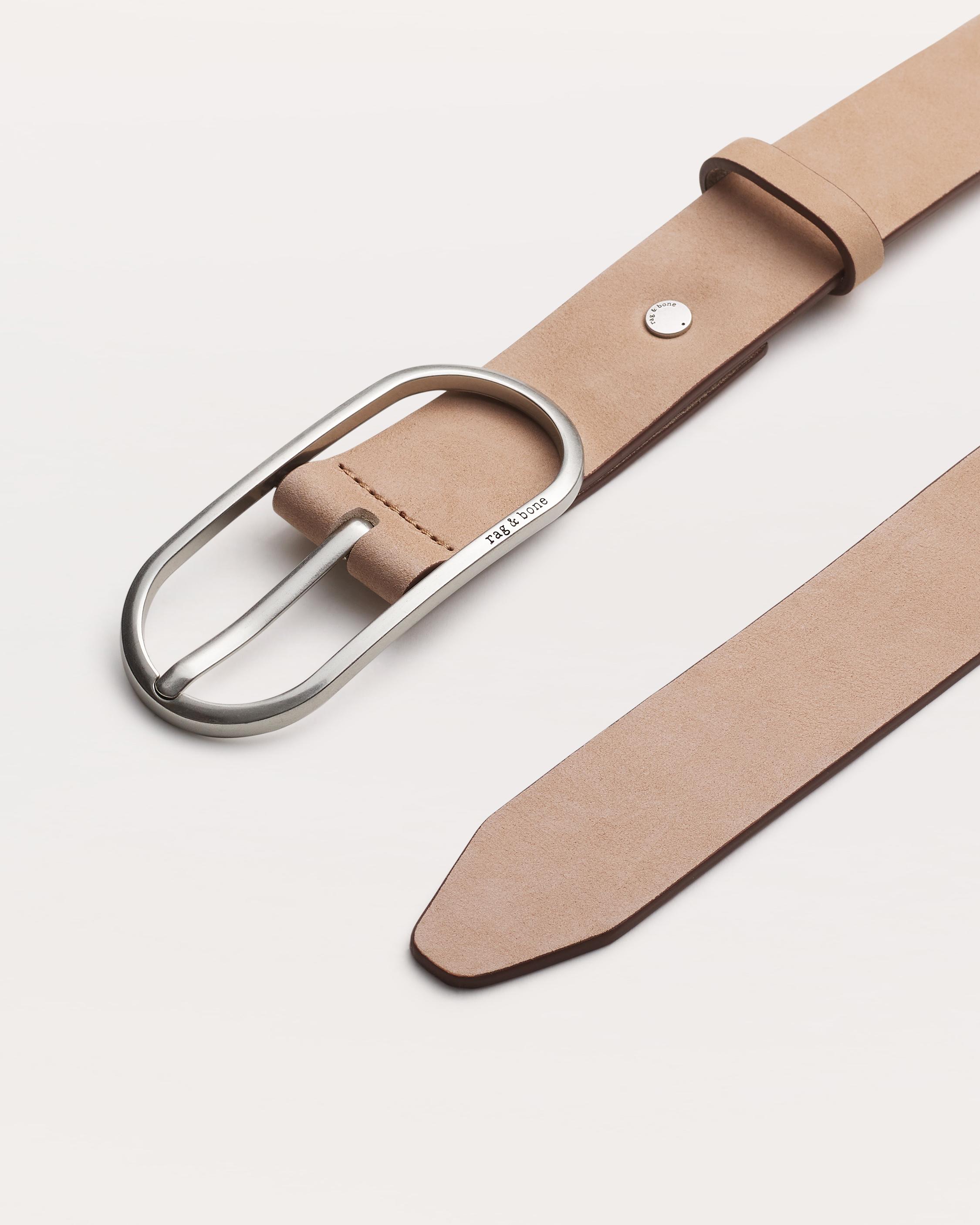 Rounded Rebound Suede Belt image number 3