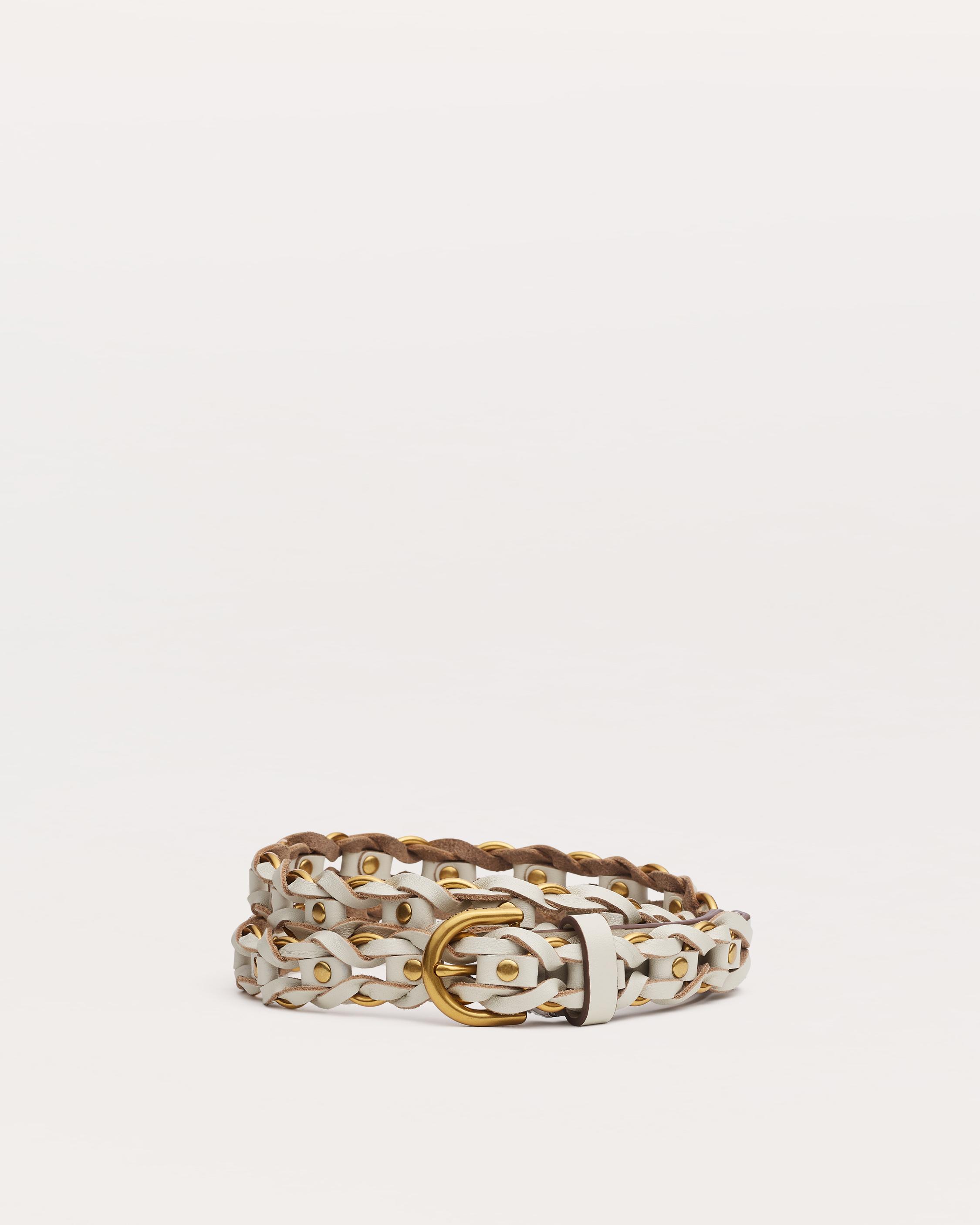 Aria Leather Chain Belt image number 1