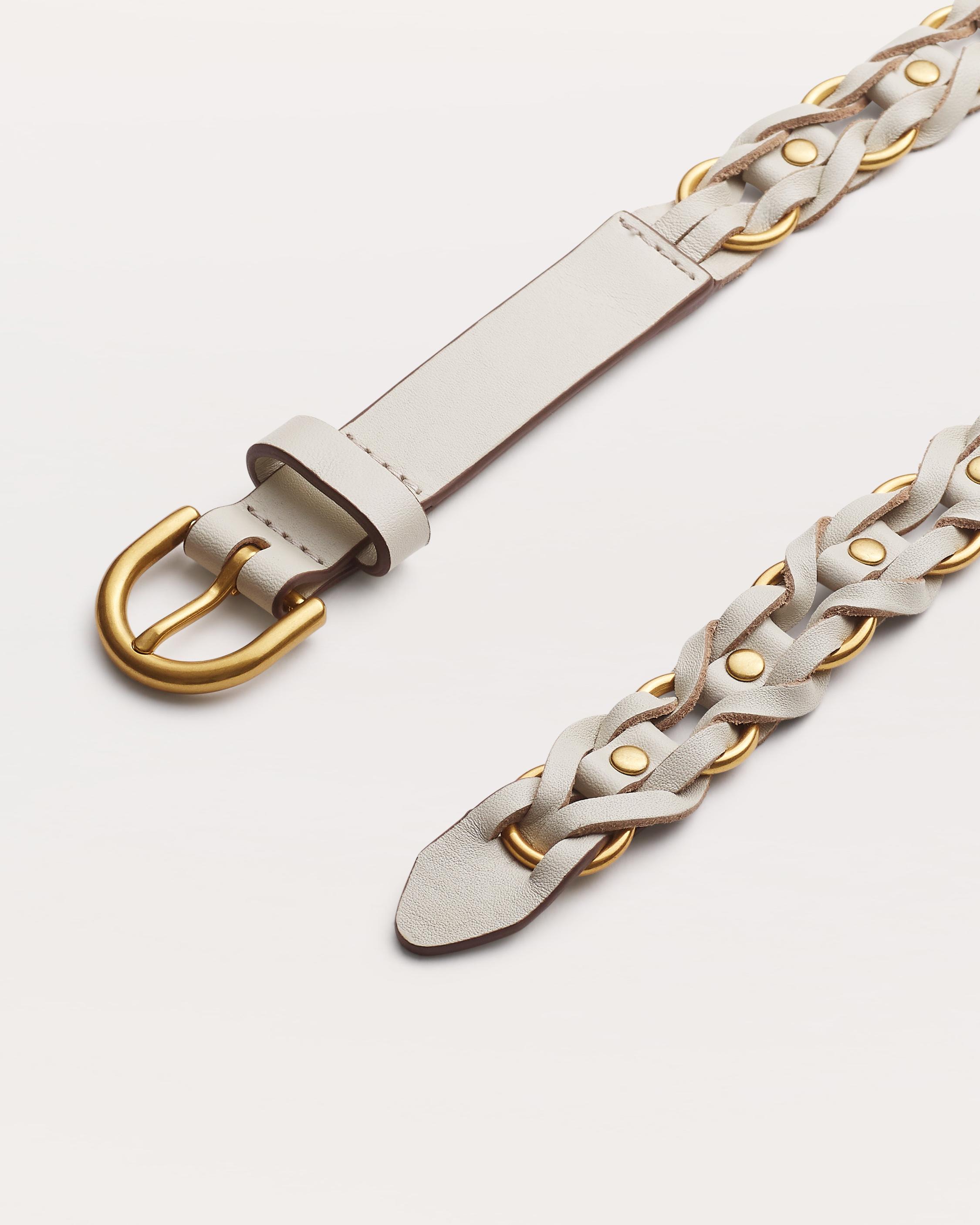 Aria Leather Chain Belt image number 3