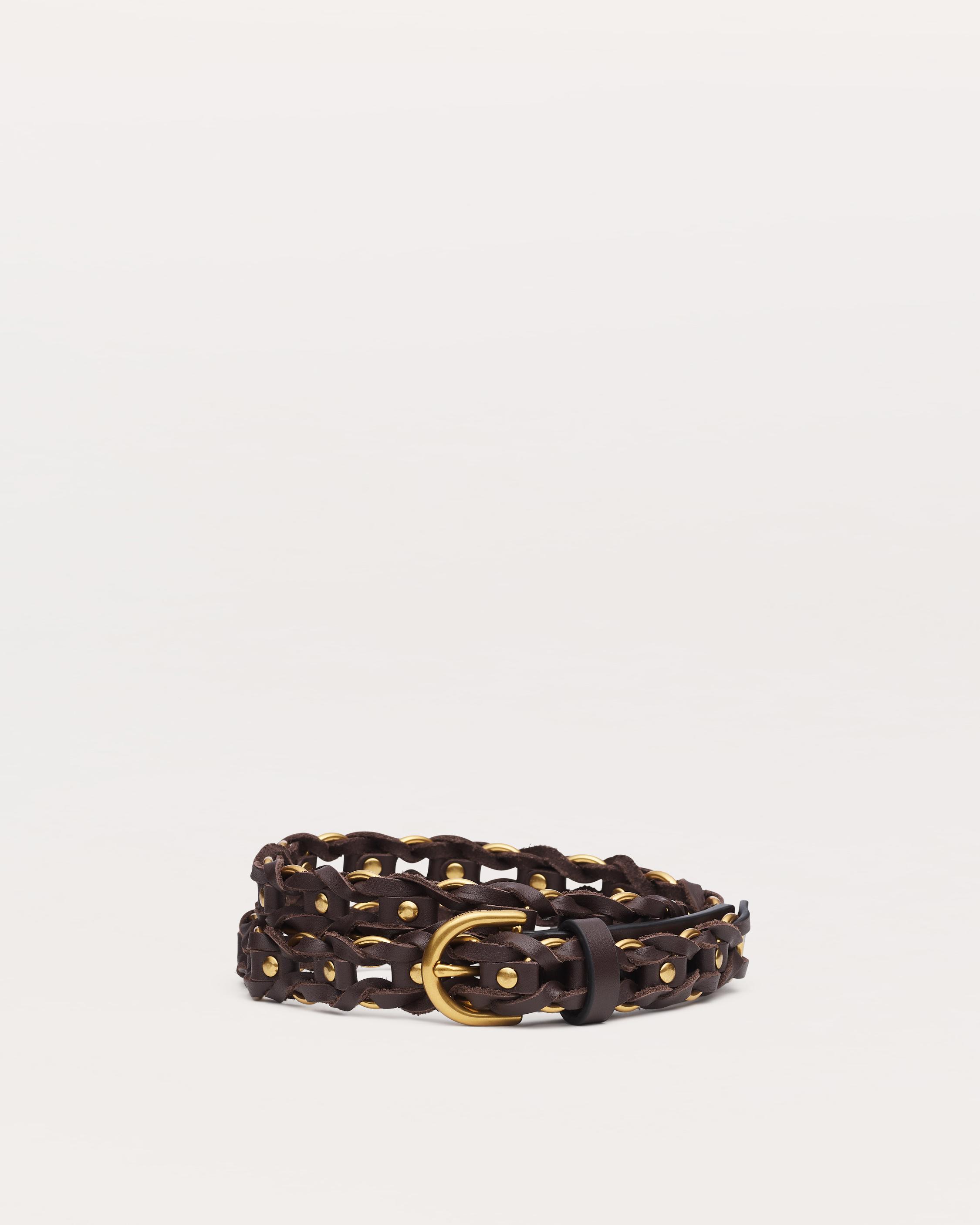 Aria Leather Chain Belt image number 1