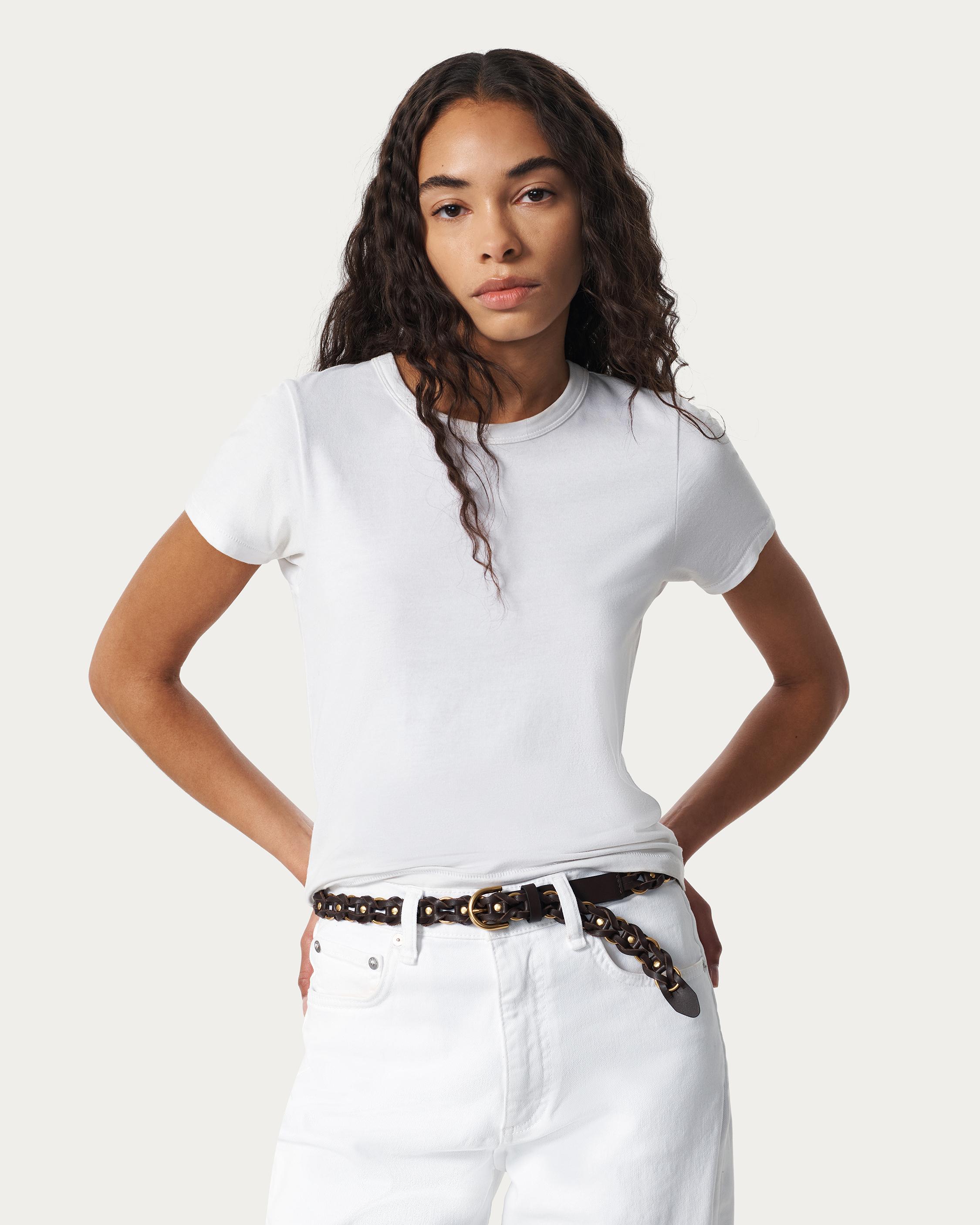 Aria Leather Chain Belt image number 2